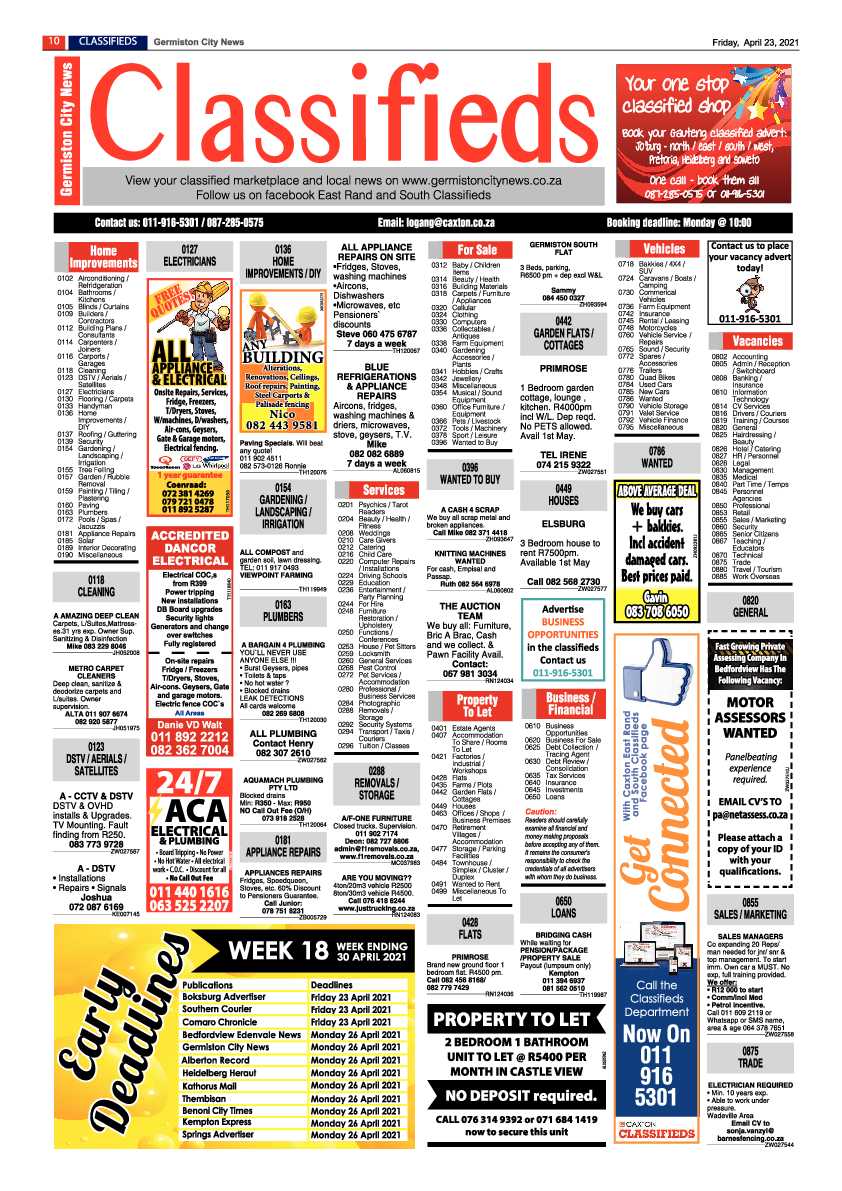 Germiston City News 23 April 2021 page 10