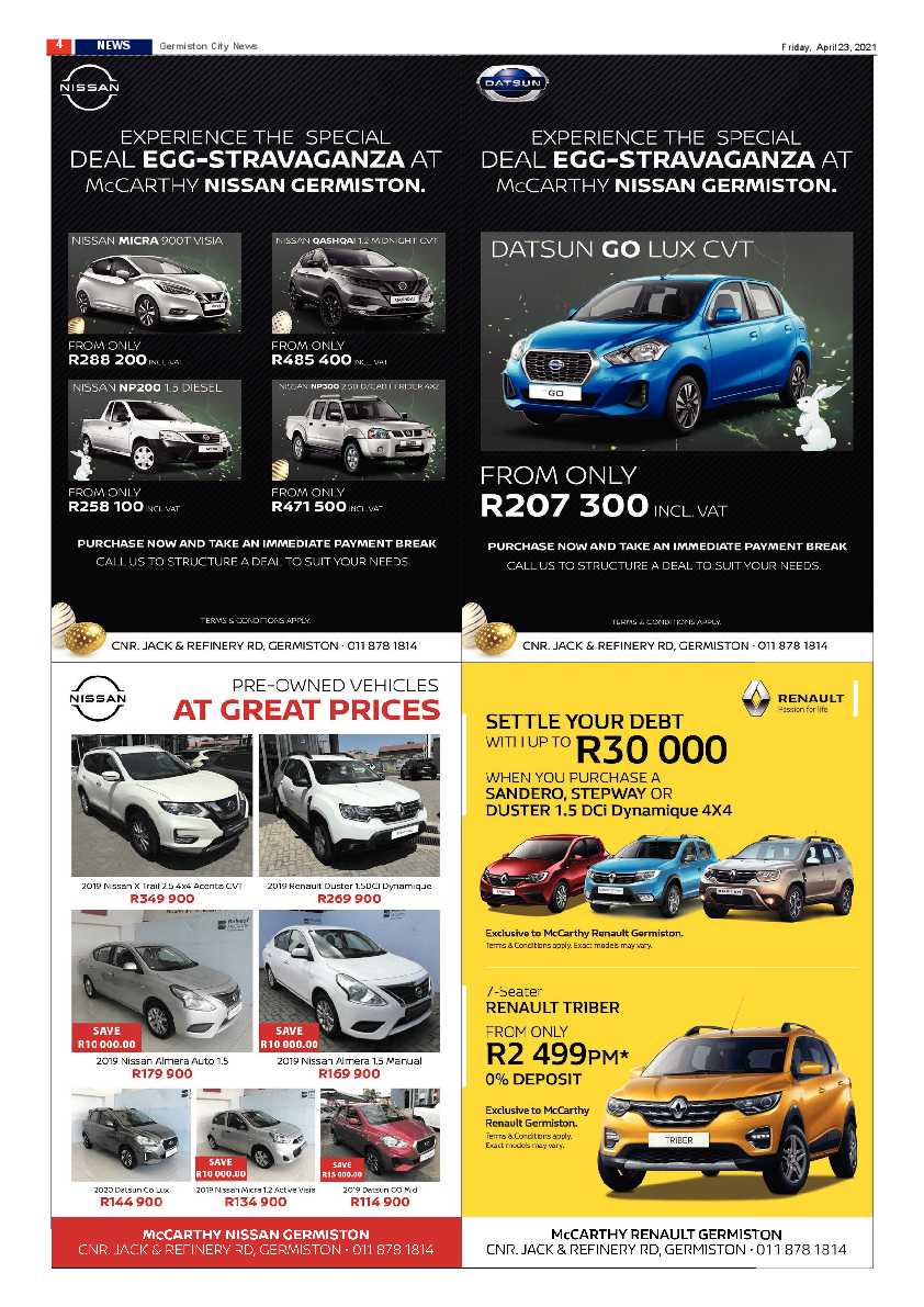 Germiston City News 23 April 2021 page 4