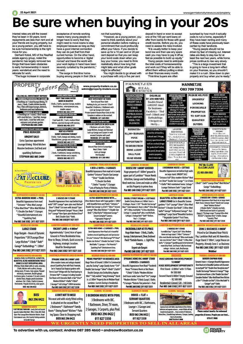 Germiston City News 23 April 2021 page 8