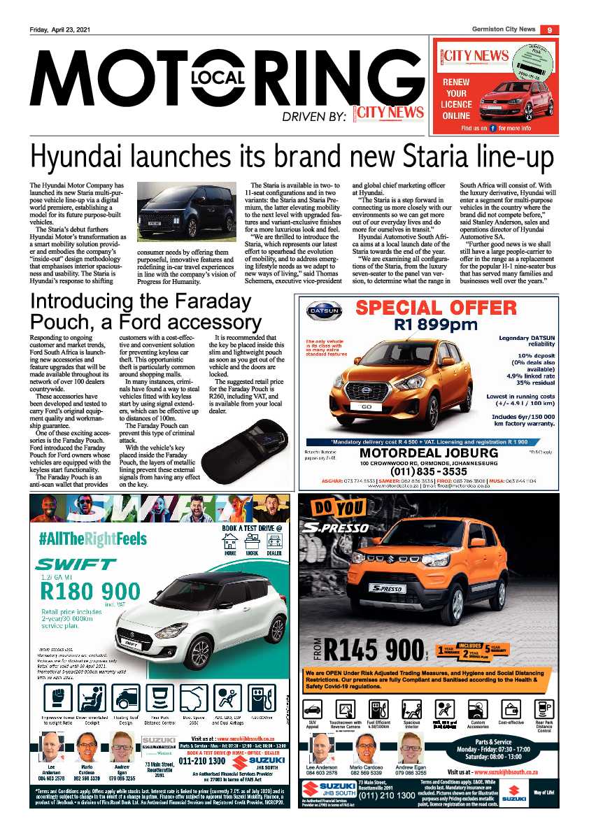 Germiston City News 23 April 2021 page 9