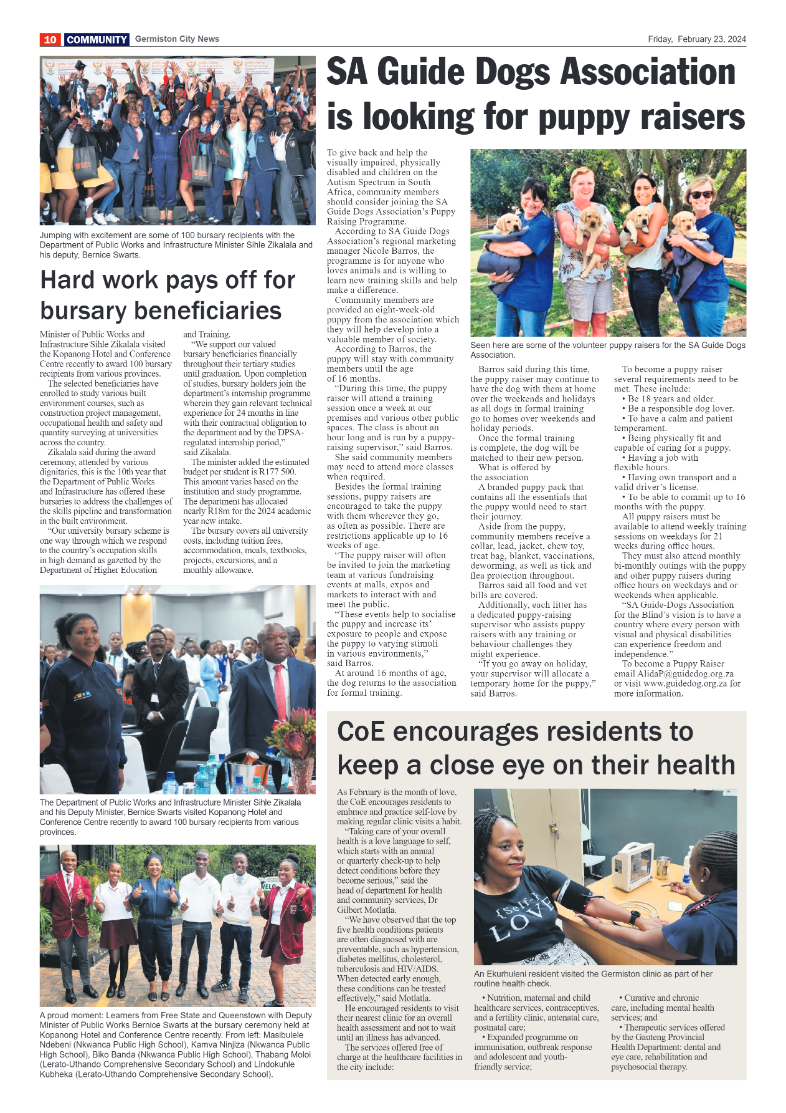 Germiston City News 23 February 2024 page 10