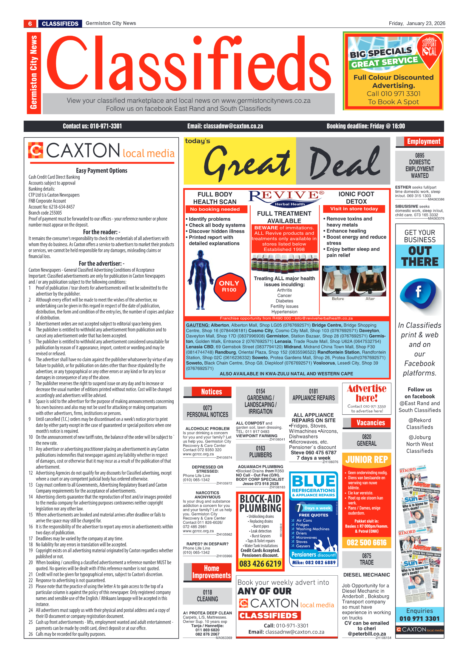 Germiston City News 23 January 2026 page 6