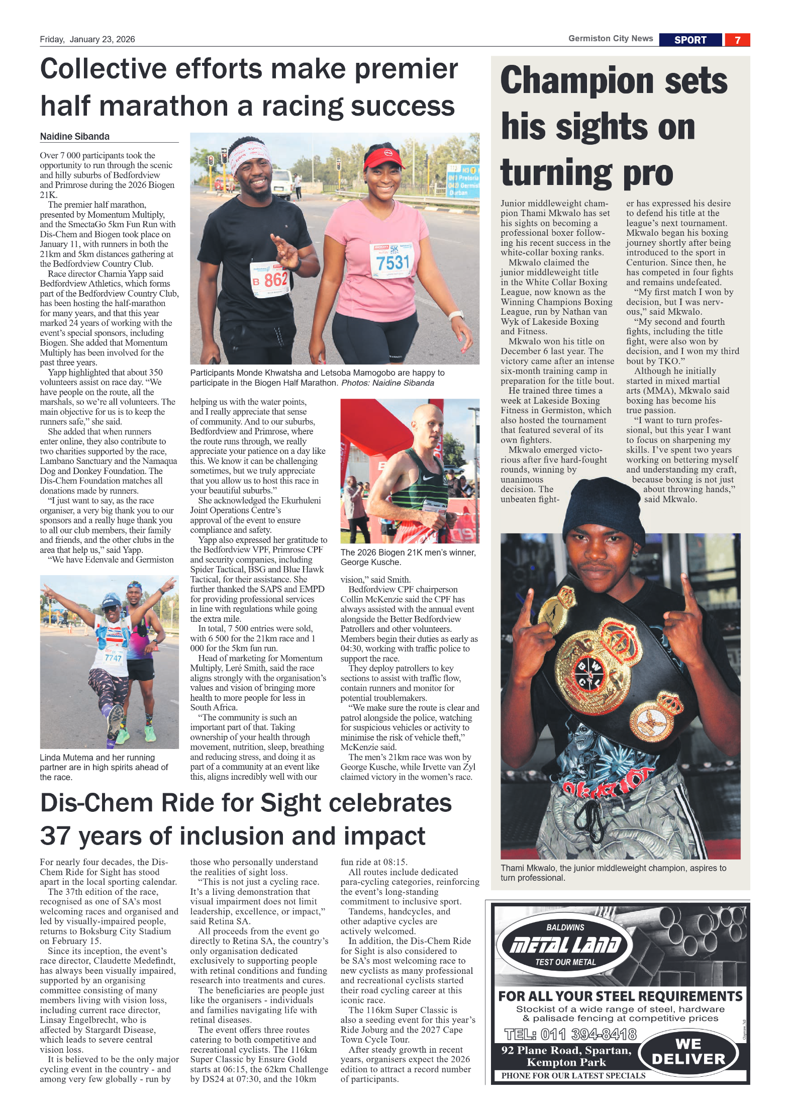 Germiston City News 23 January 2026 page 7