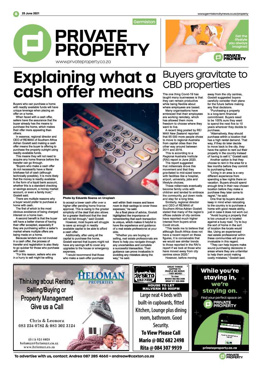 Germiston City News 25 June 2021 page 6