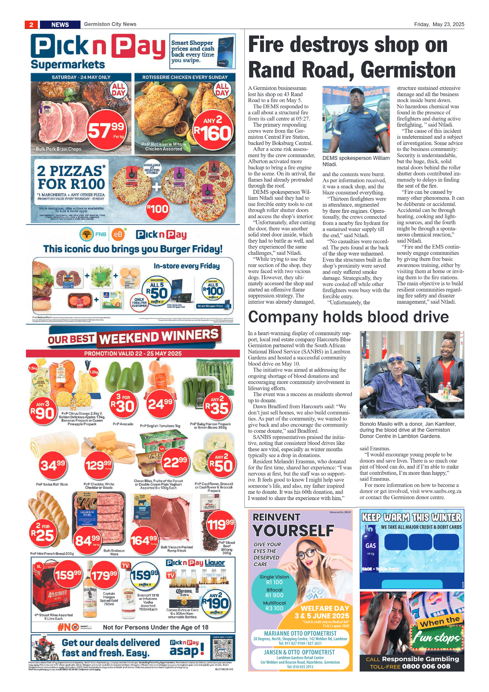 Germiston City News 23 May 2025 page 2