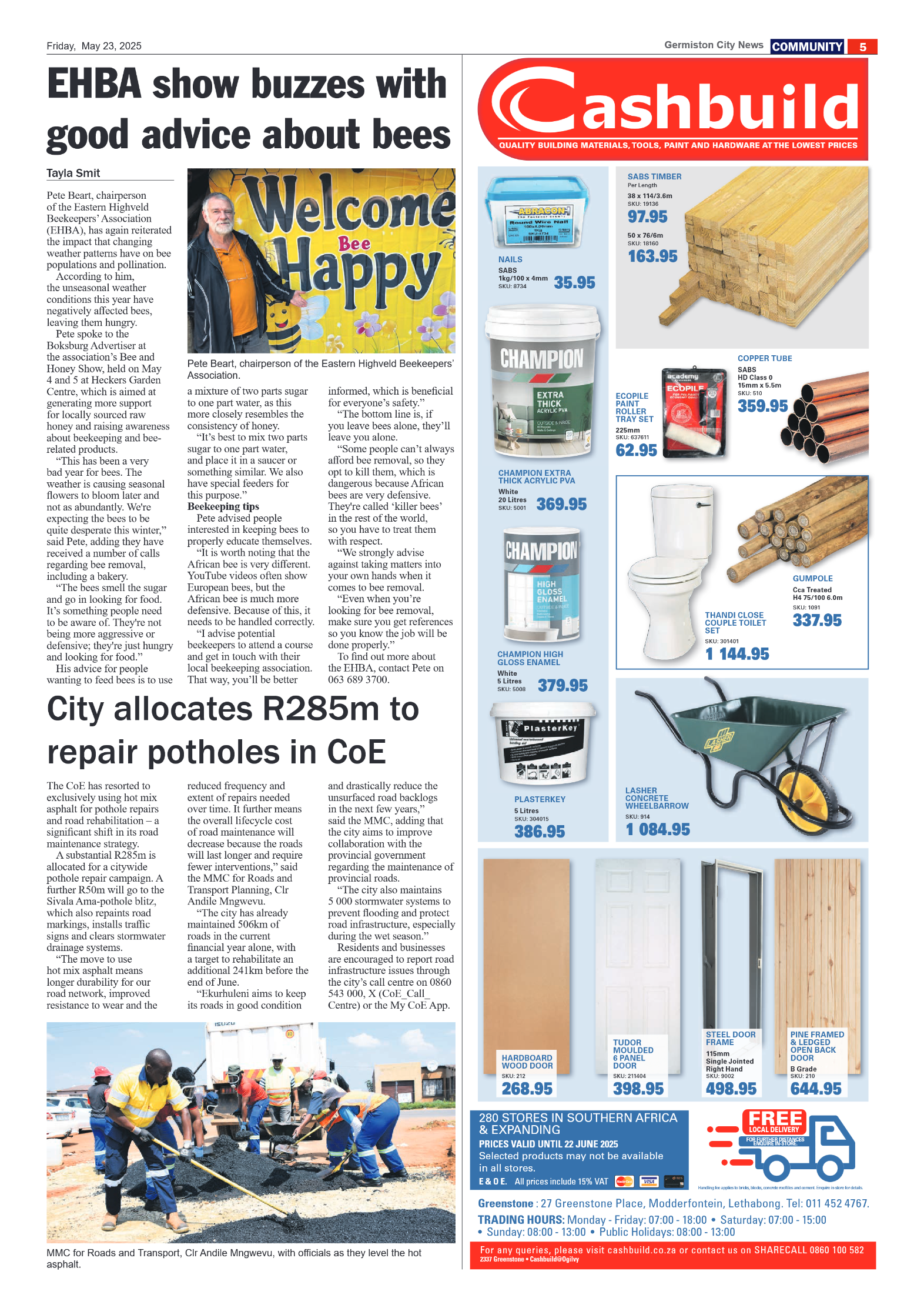 Germiston City News 23 May 2025 page 5