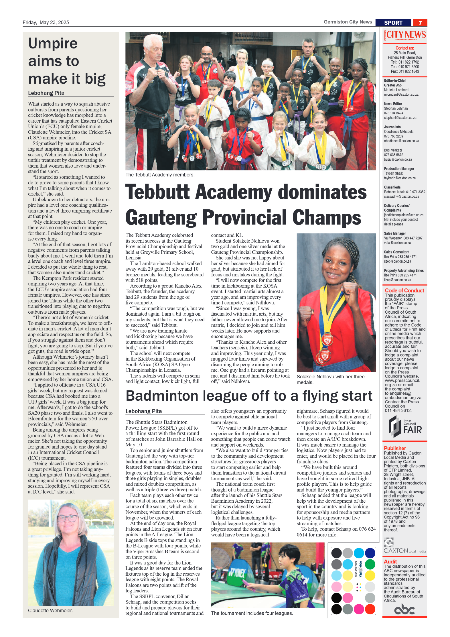 Germiston City News 23 May 2025 page 7