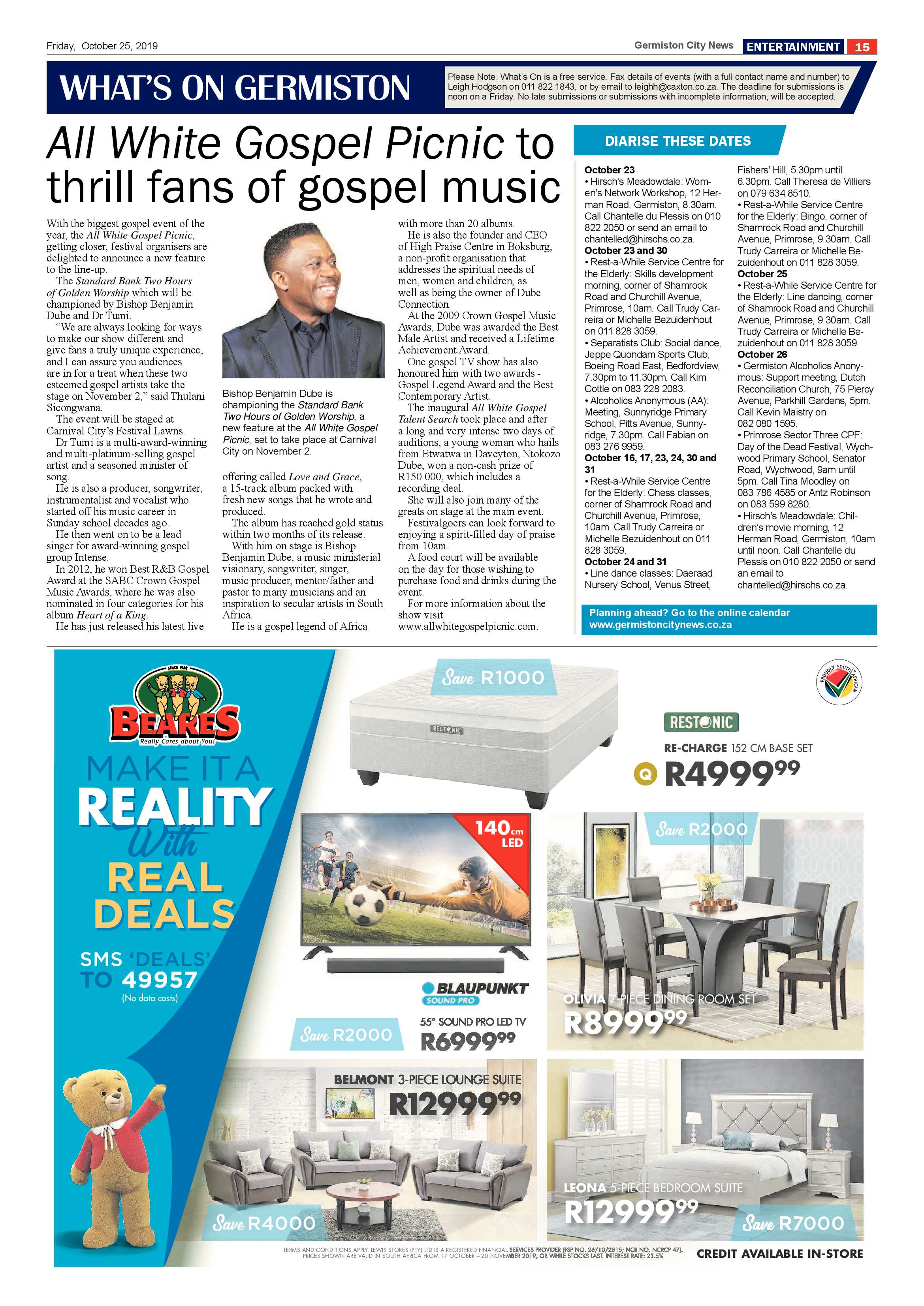 Germiston City News 23 October 2019 page 15