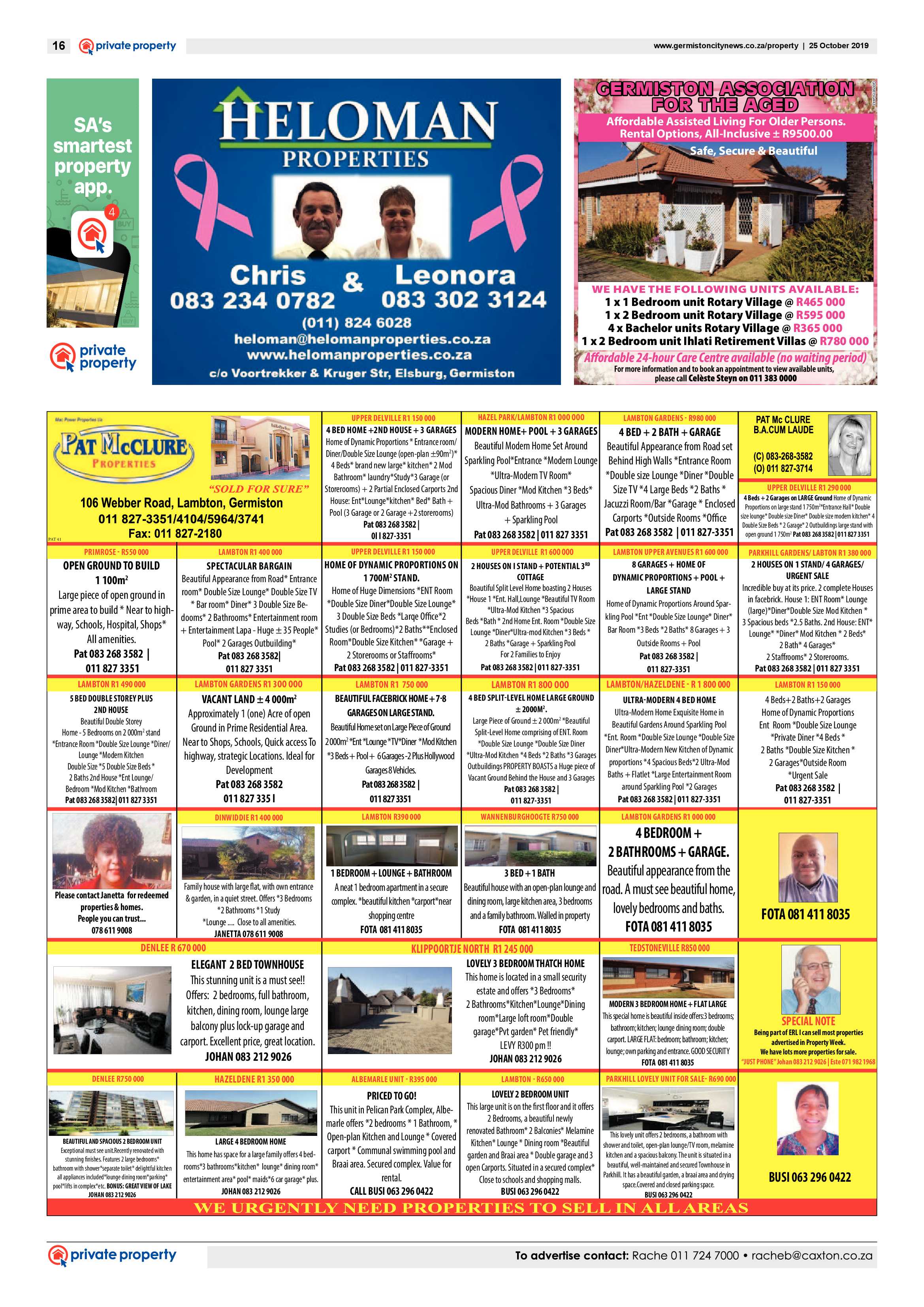 Germiston City News 23 October 2019 page 16
