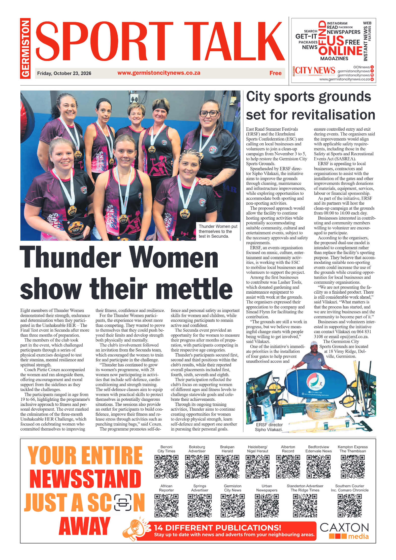 Germiston City News 23 October 2026 page 8