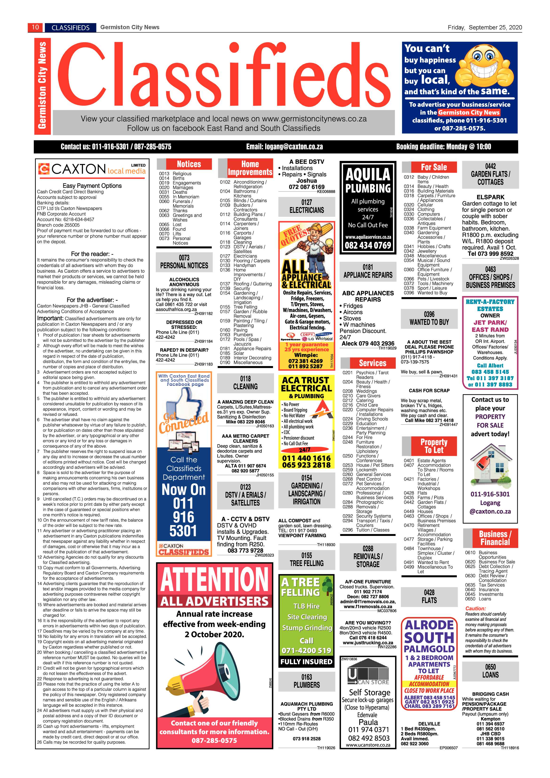 Germiston City News 23 September 2020 page 10