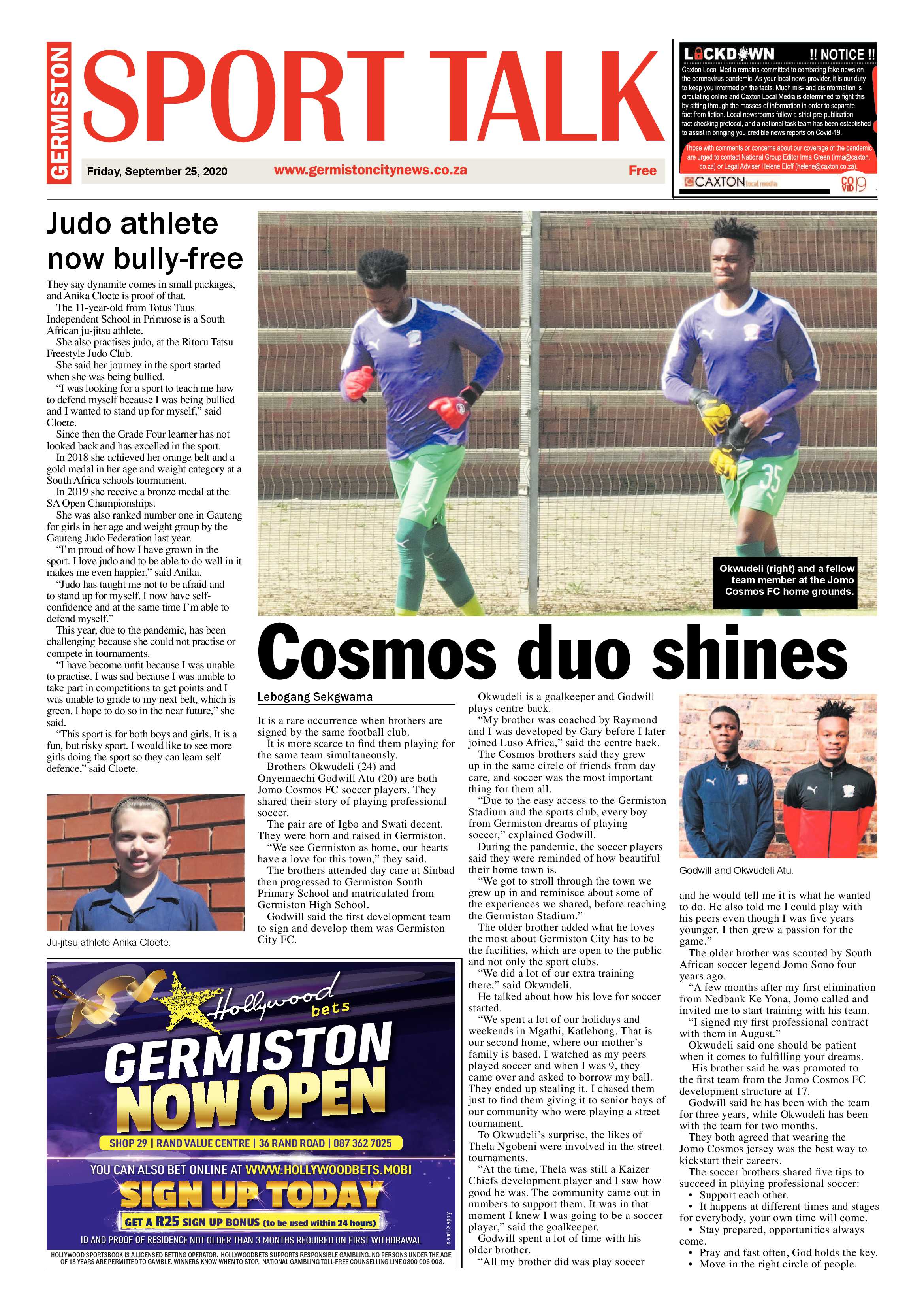 Germiston City News 23 September 2020 page 12