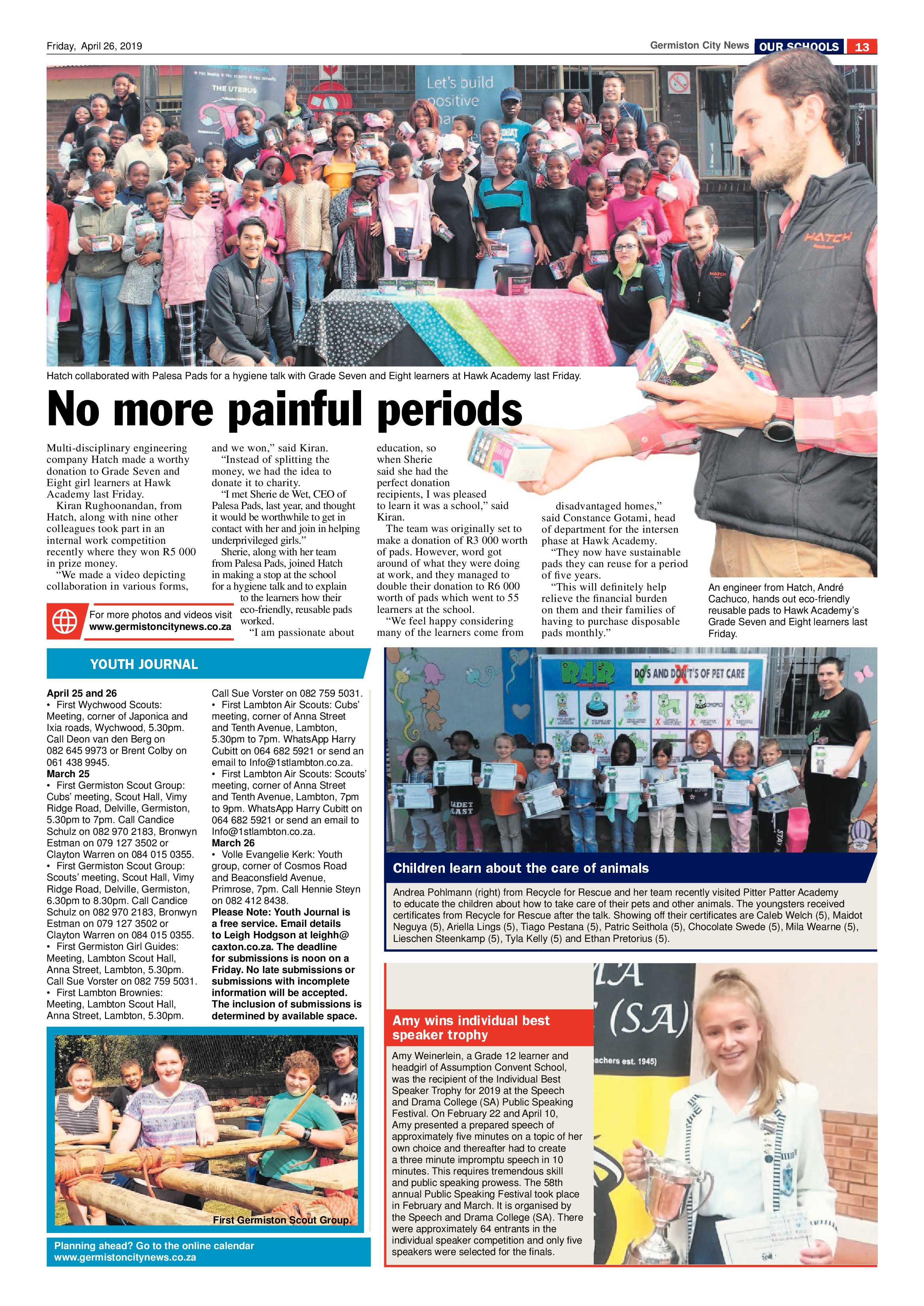 Germiston City News 24 April 2019 page 13