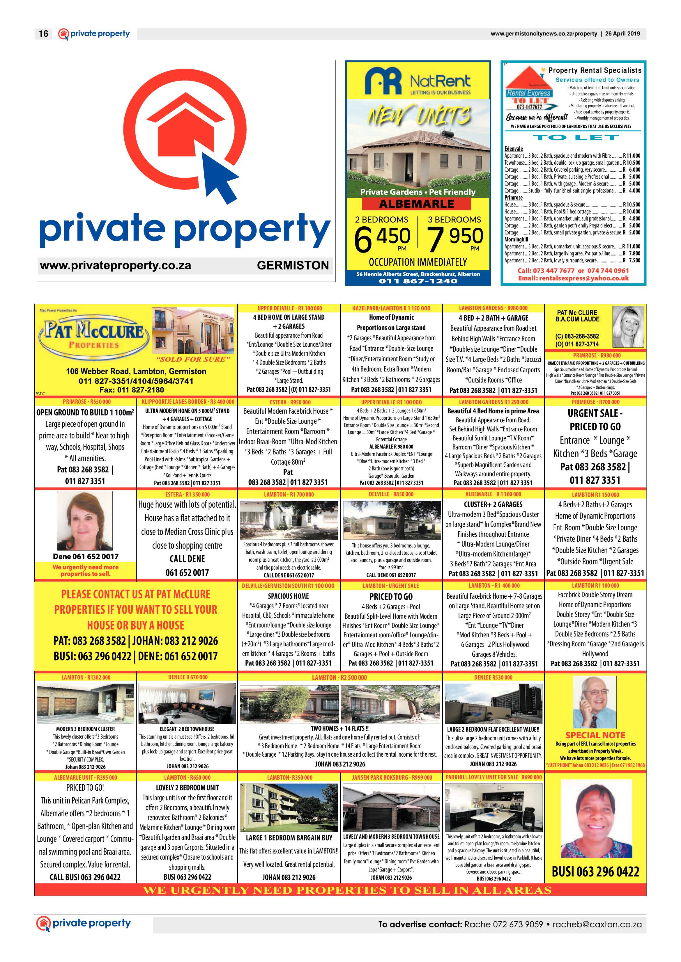 Germiston City News 24 April 2019 page 16