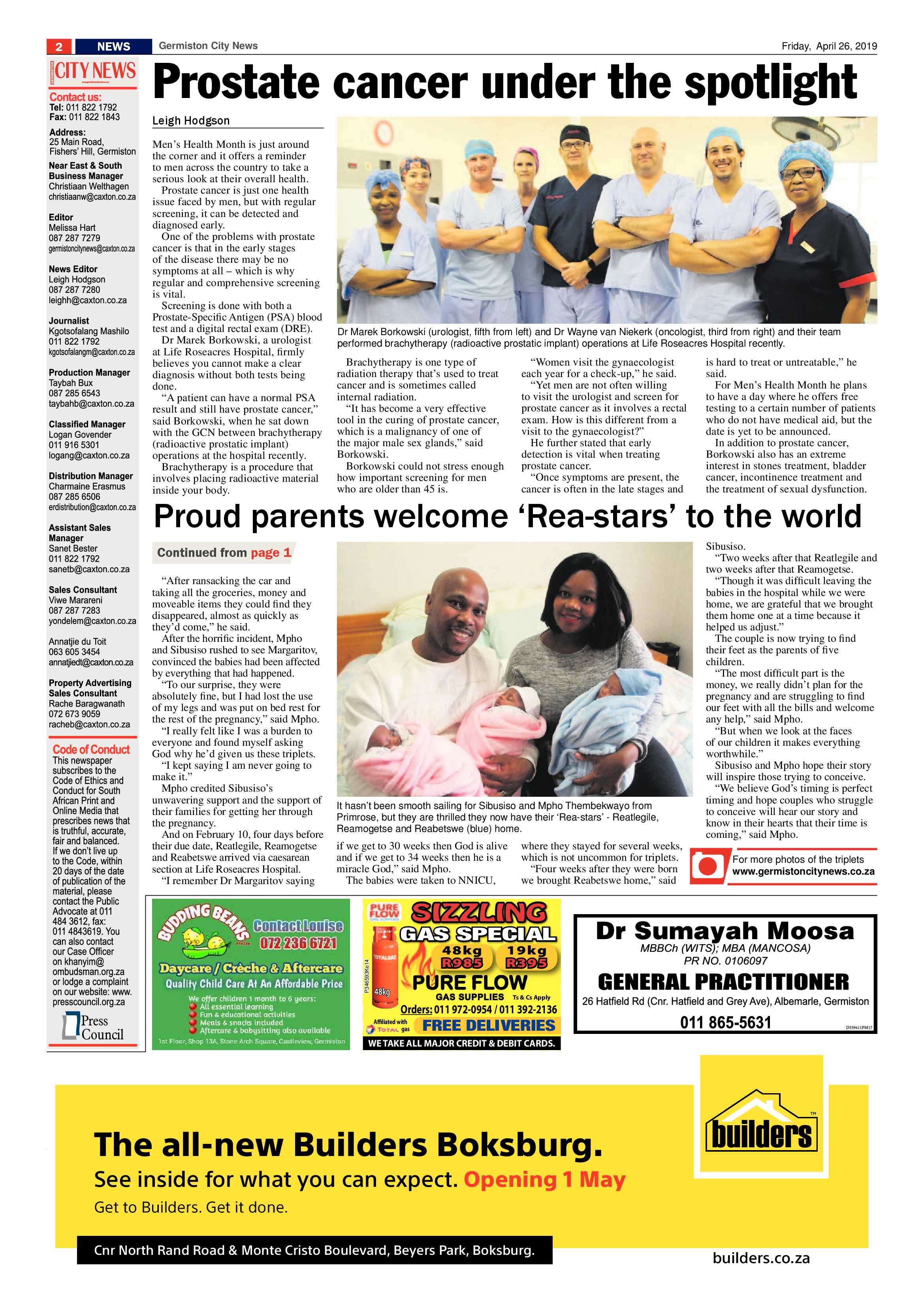Germiston City News 24 April 2019 page 2