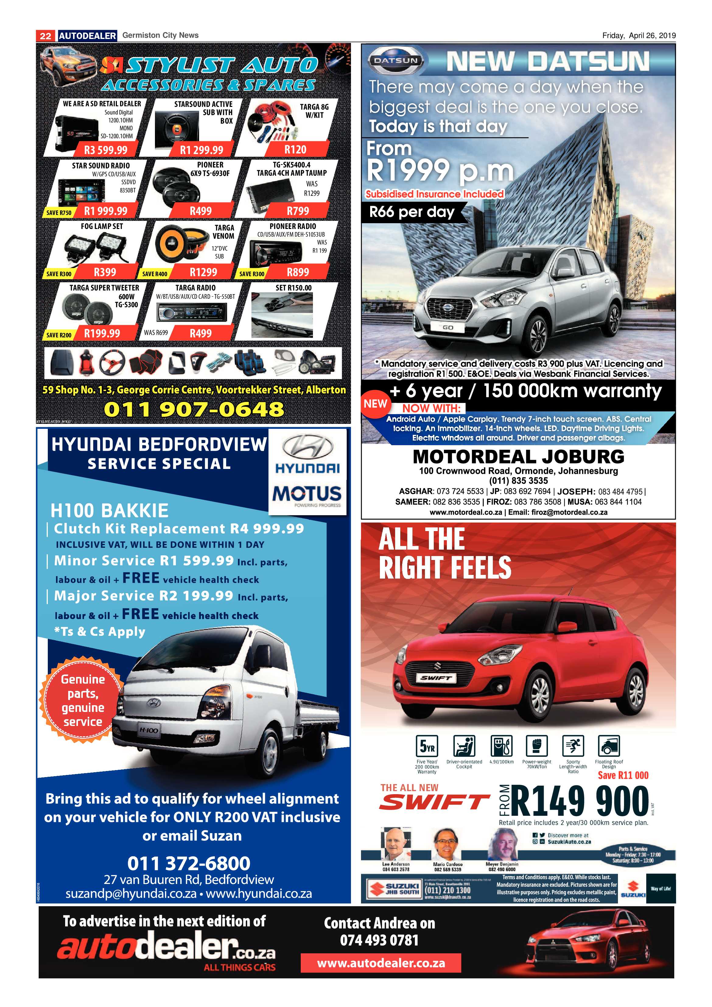 Germiston City News 24 April 2019 page 22