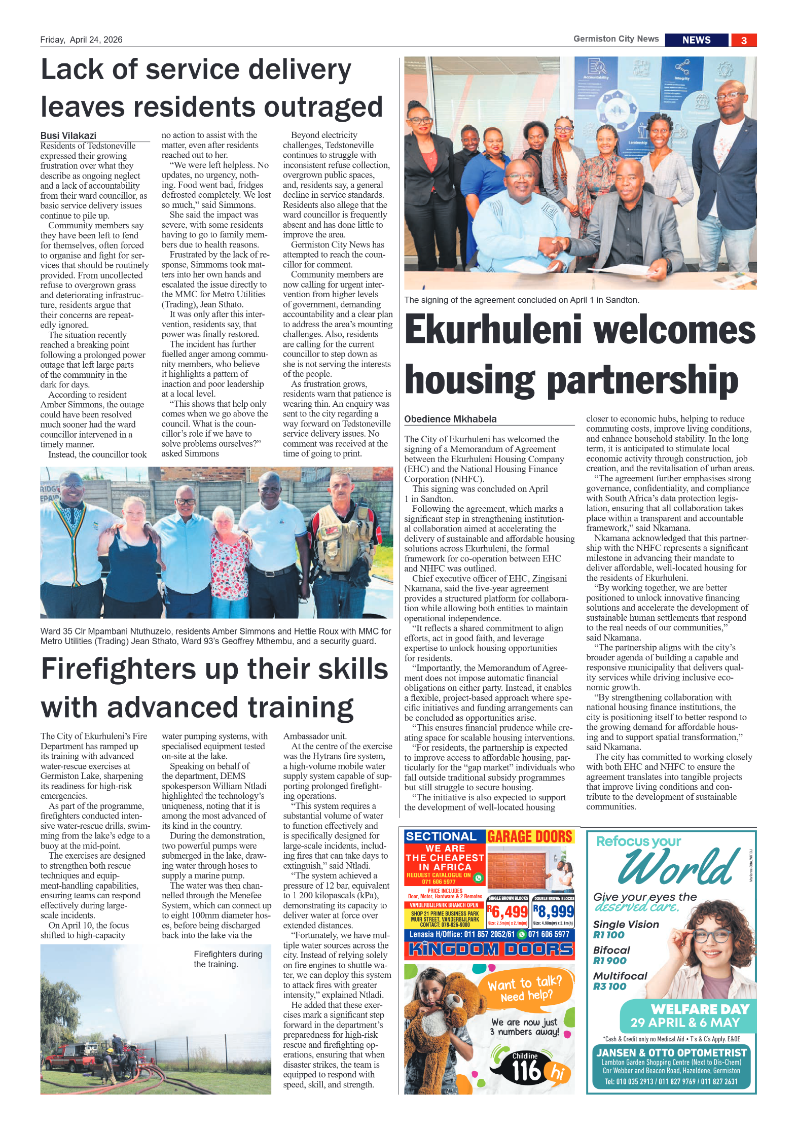 Germiston City News 24 April 2026 page 3