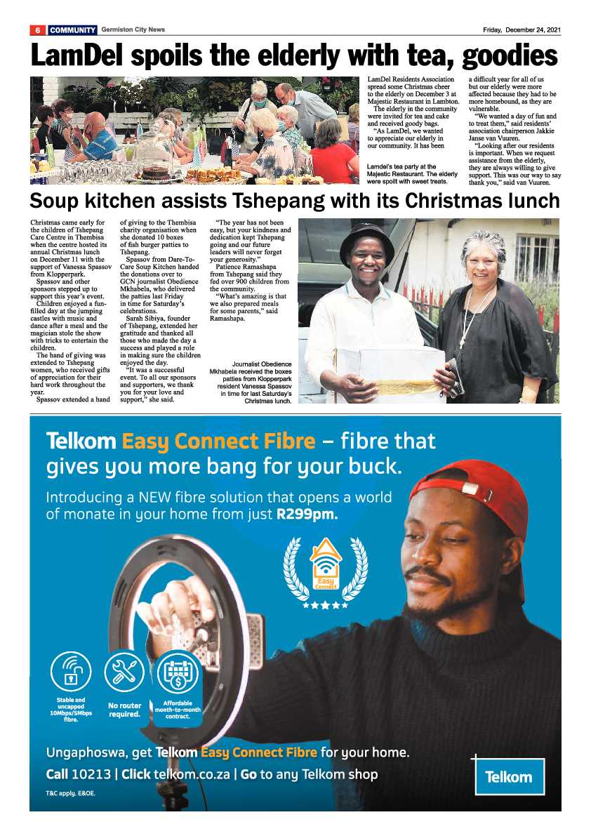 Germiston City News 24 December 2021 page 6