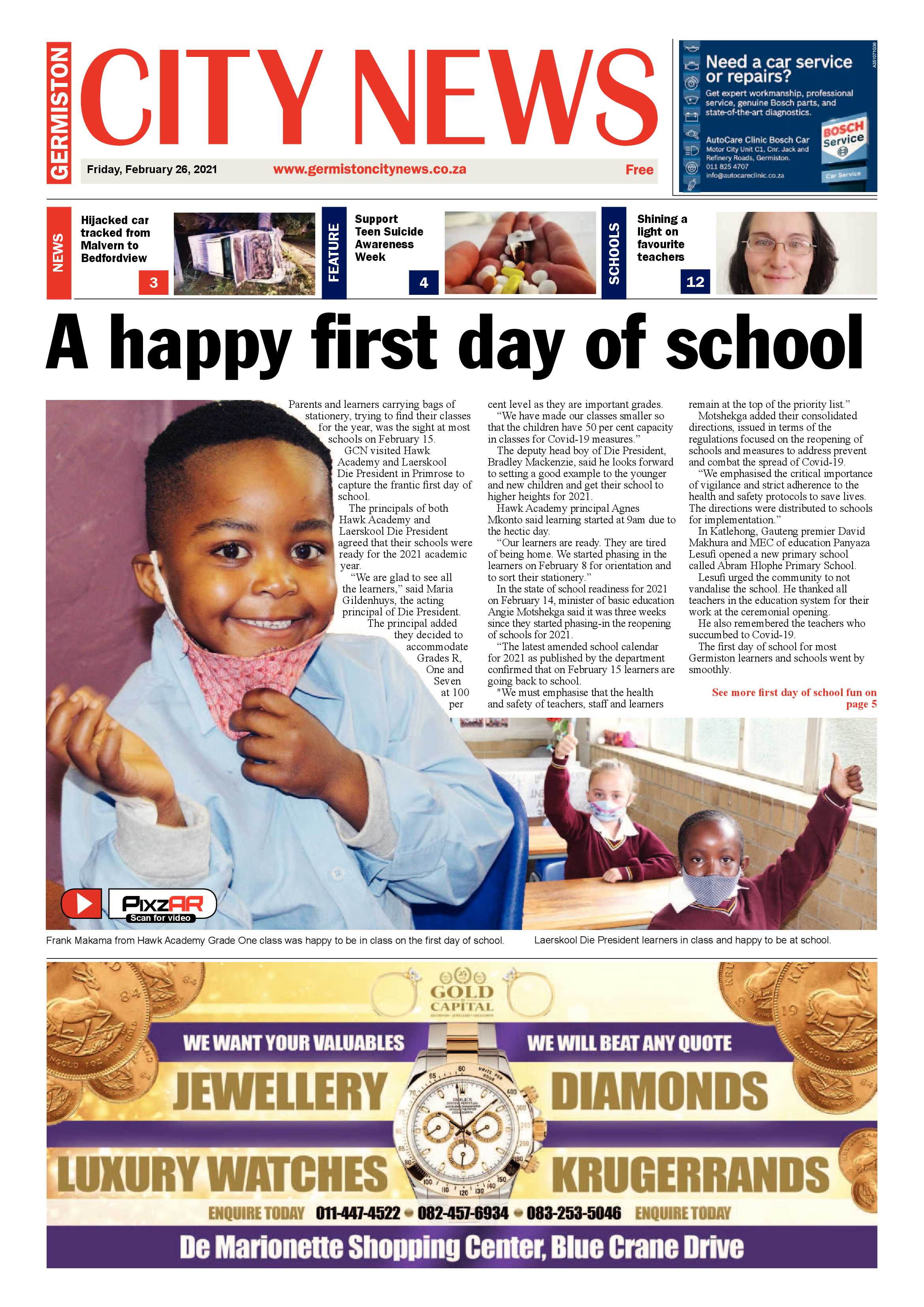 Germiston City News 24 February 2021 page 1