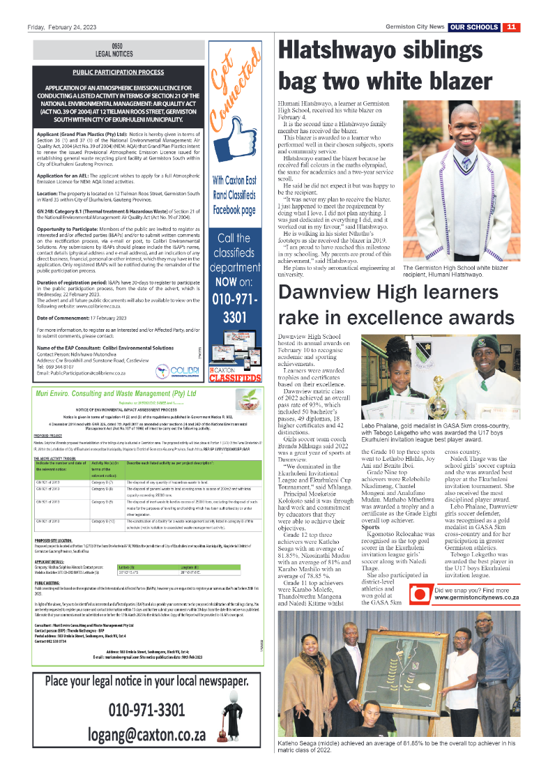 Germiston City News 24 February 2023 page 11