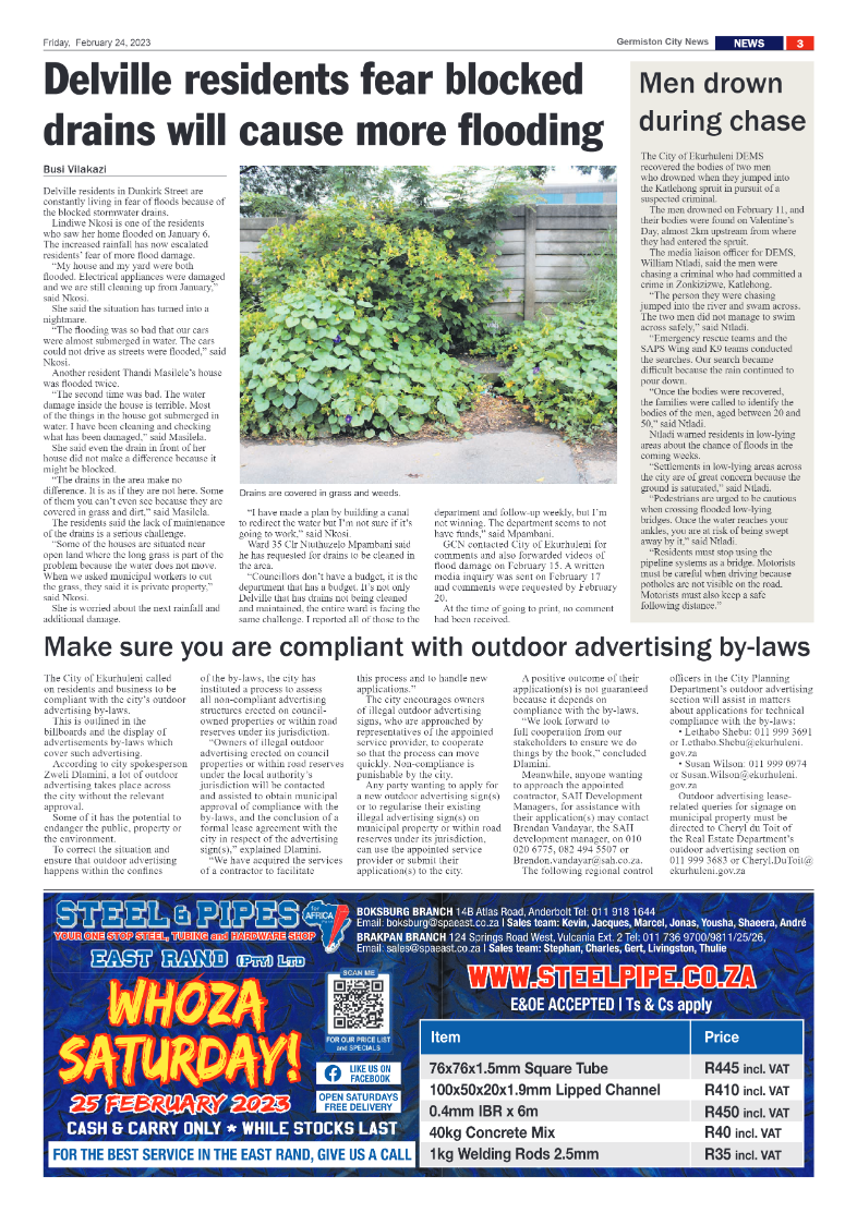 Germiston City News 24 February 2023 page 3