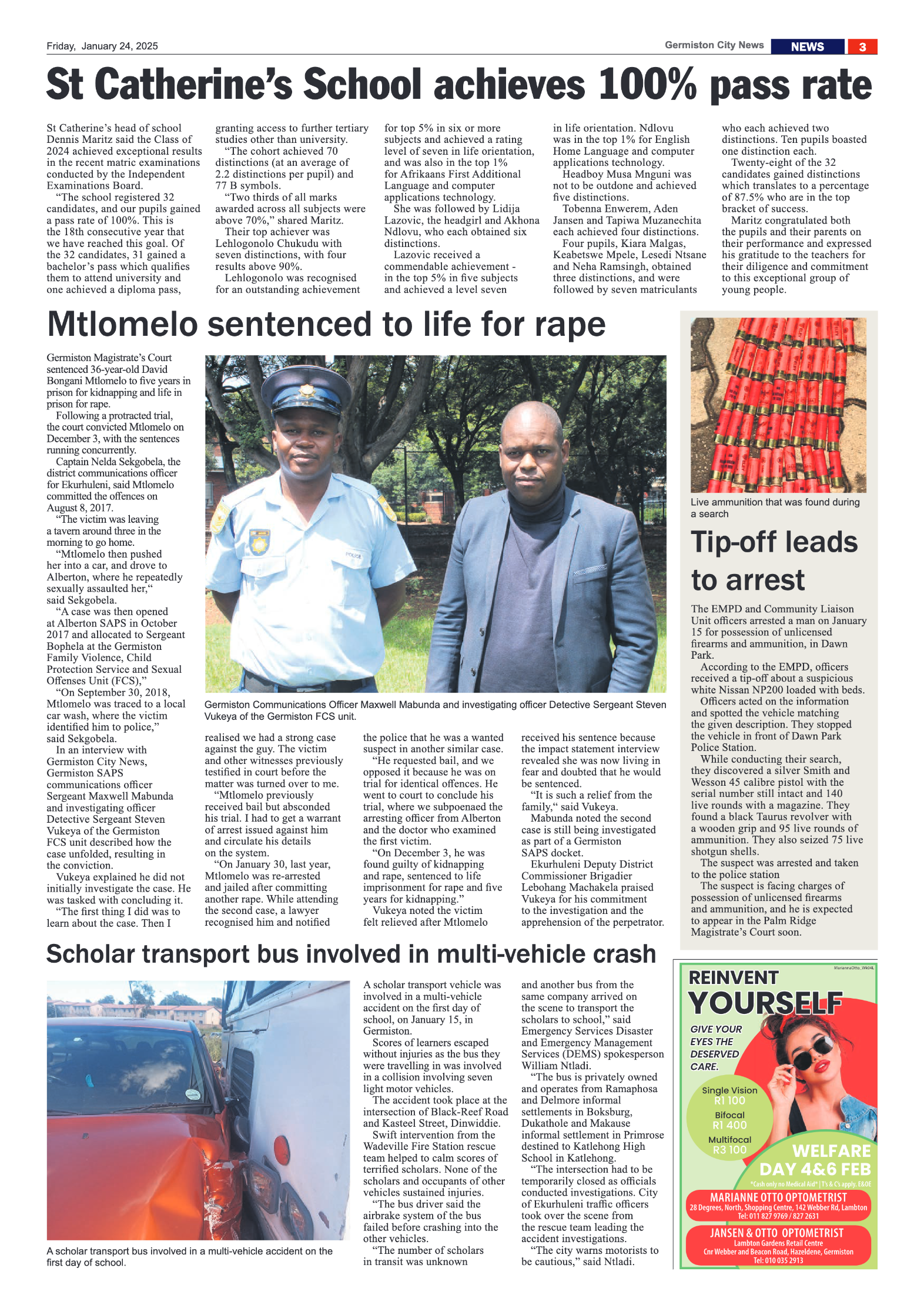Germiston City News 24 January 2025 page 3