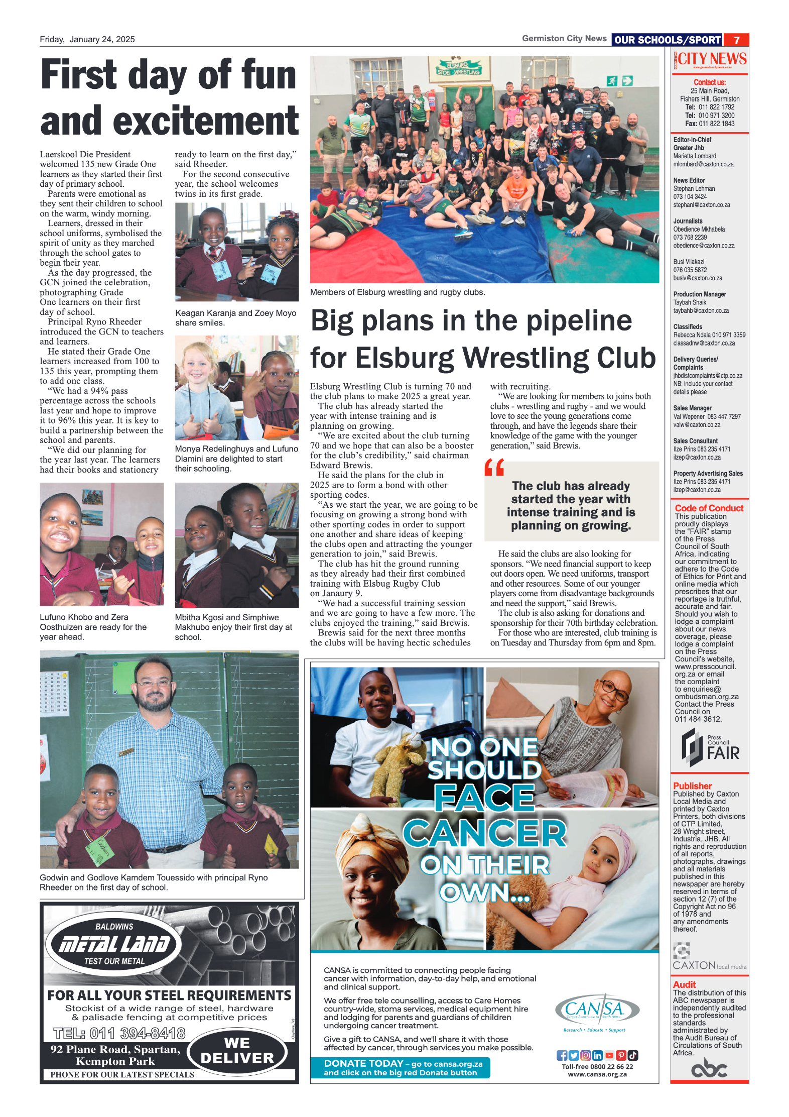 Germiston City News 24 January 2025 page 7