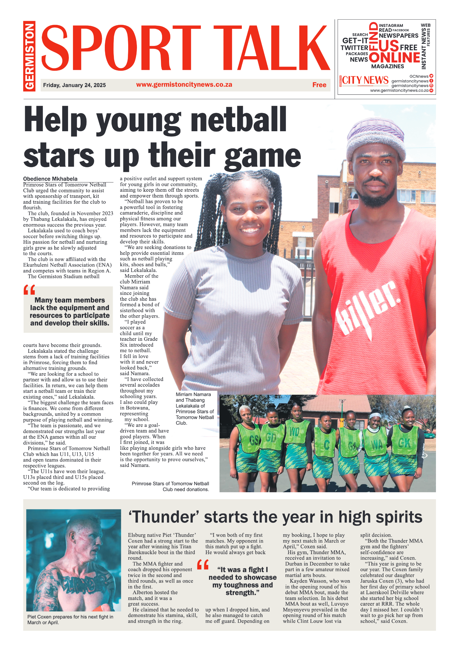 Germiston City News 24 January 2025 page 8