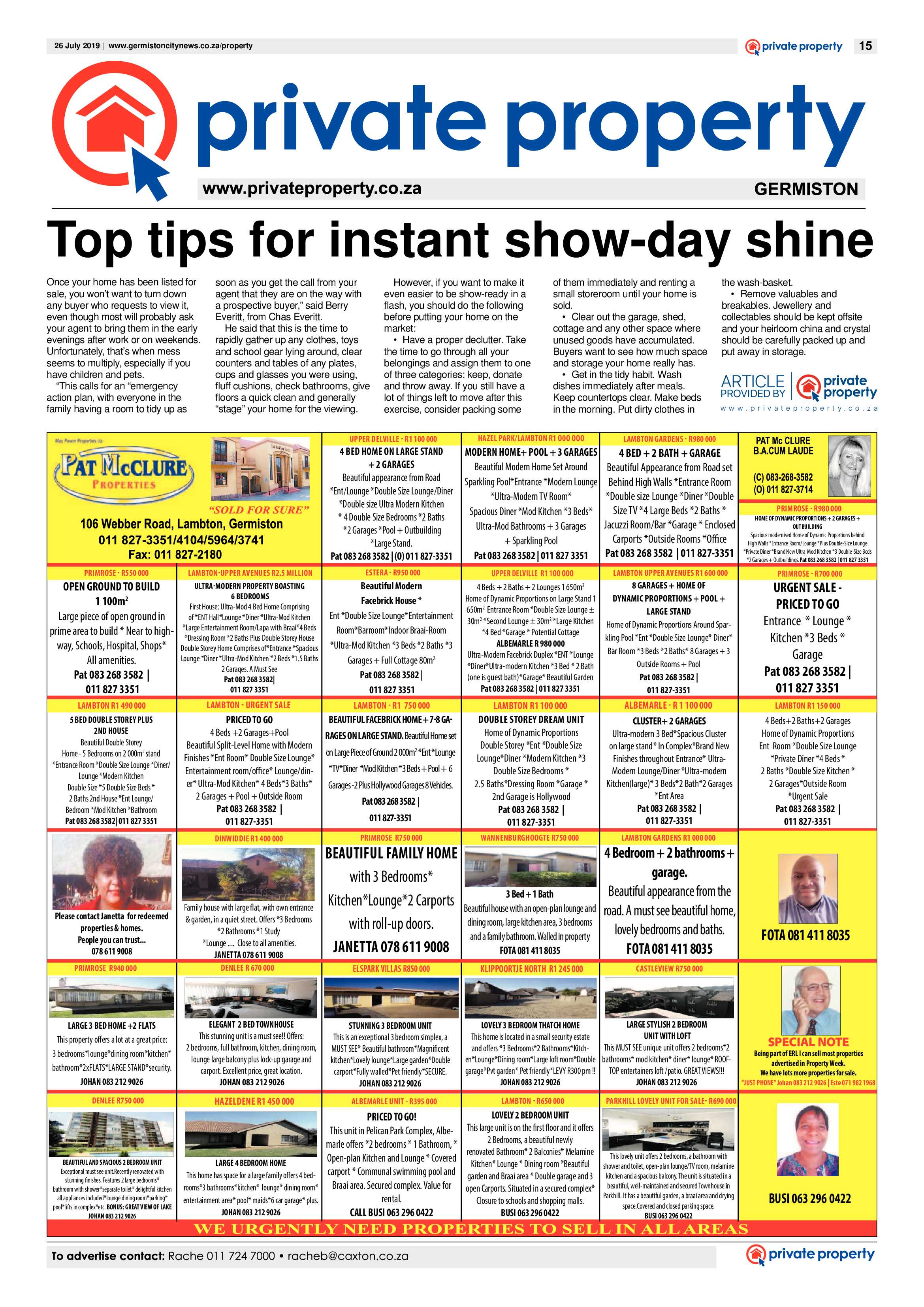 Germiston City News 24 July 2019 page 15
