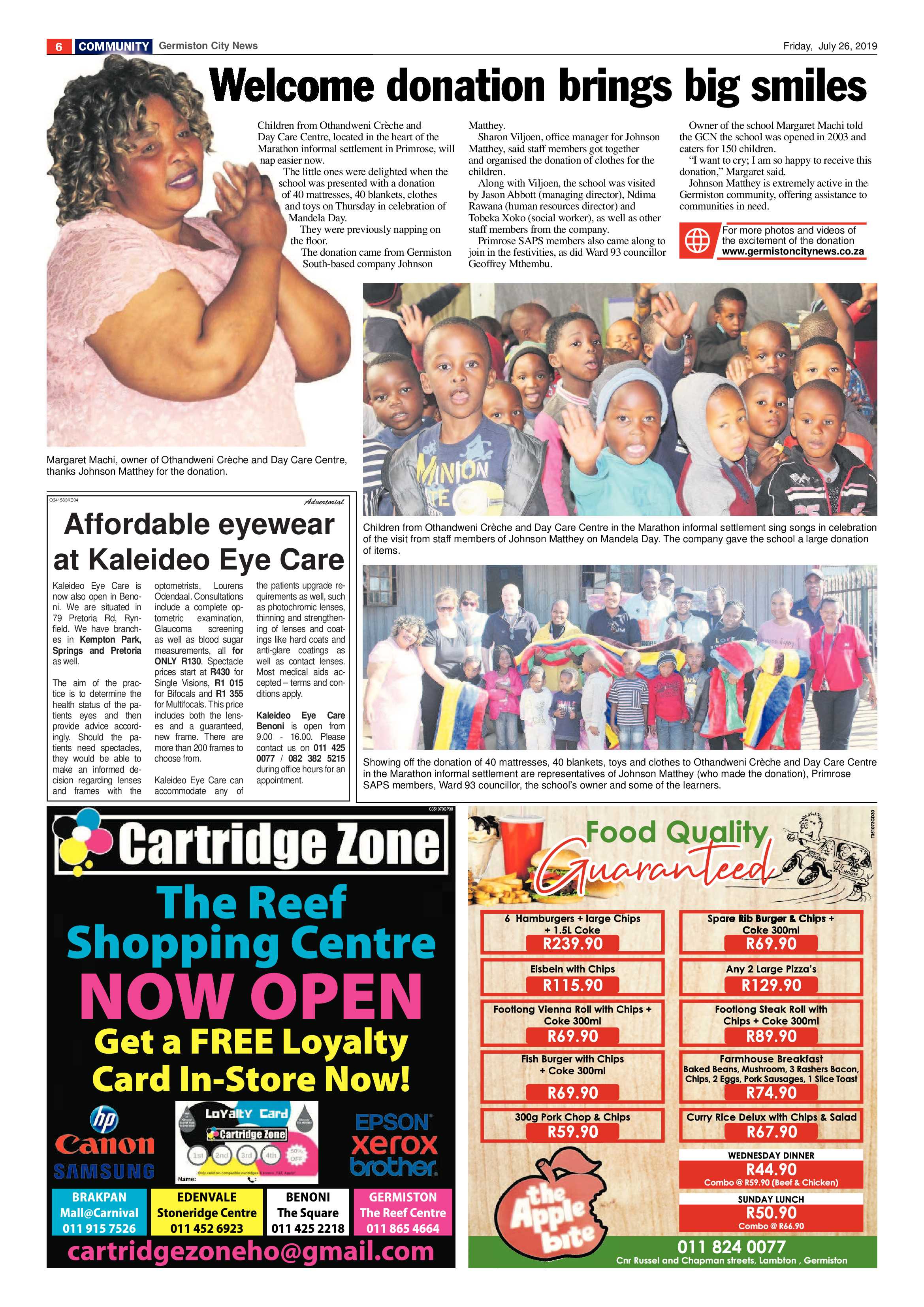 Germiston City News 24 July 2019 page 6