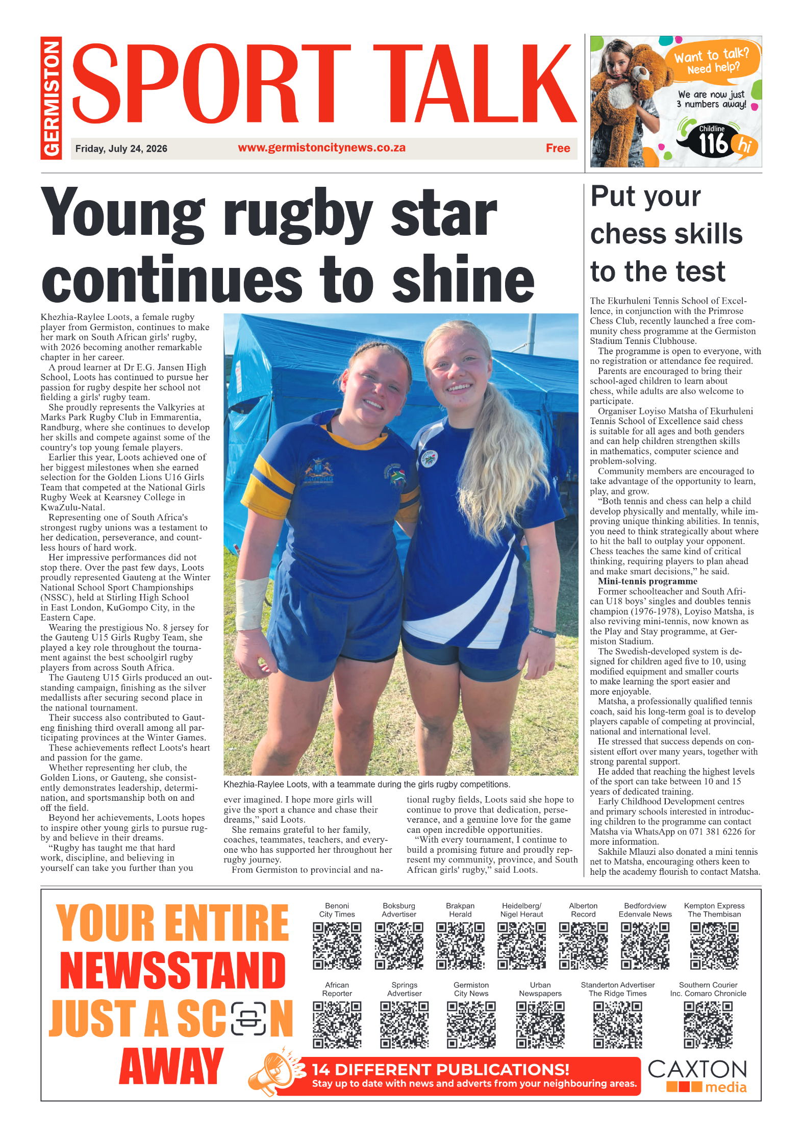 Germiston City News 24 July 2026 page 8