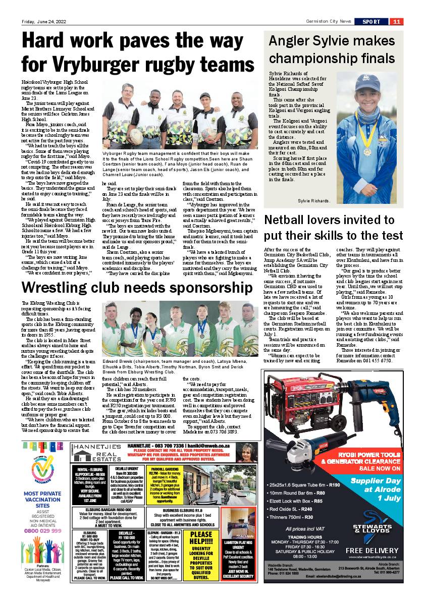 Germiston City News 24 June 2022 page 11