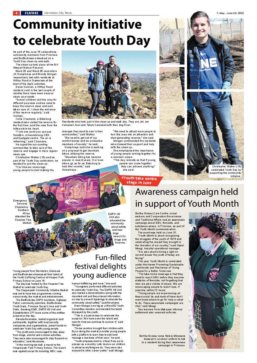 Germiston City News 24 June 2022 page 4