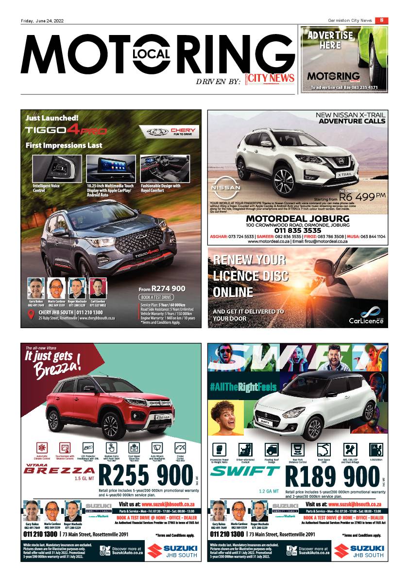 Germiston City News 24 June 2022 page 8