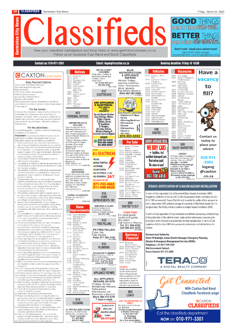 Germiston City News 24 March 2023 page 10