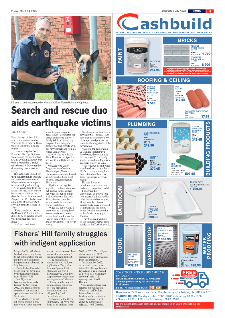 Germiston City News 24 March 2023 page 5