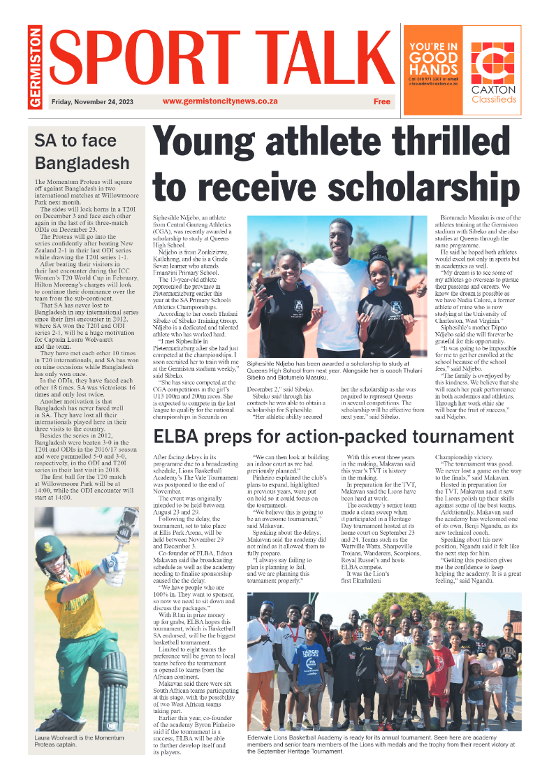 Germiston City News 24 November 2023 page 16