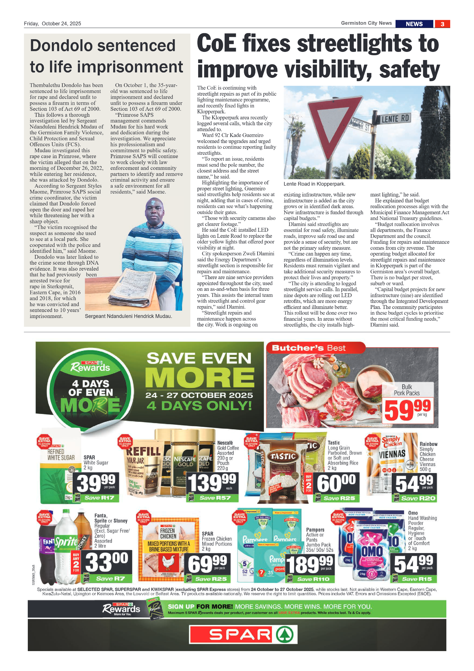 Germiston City News 24 October 2025 page 3