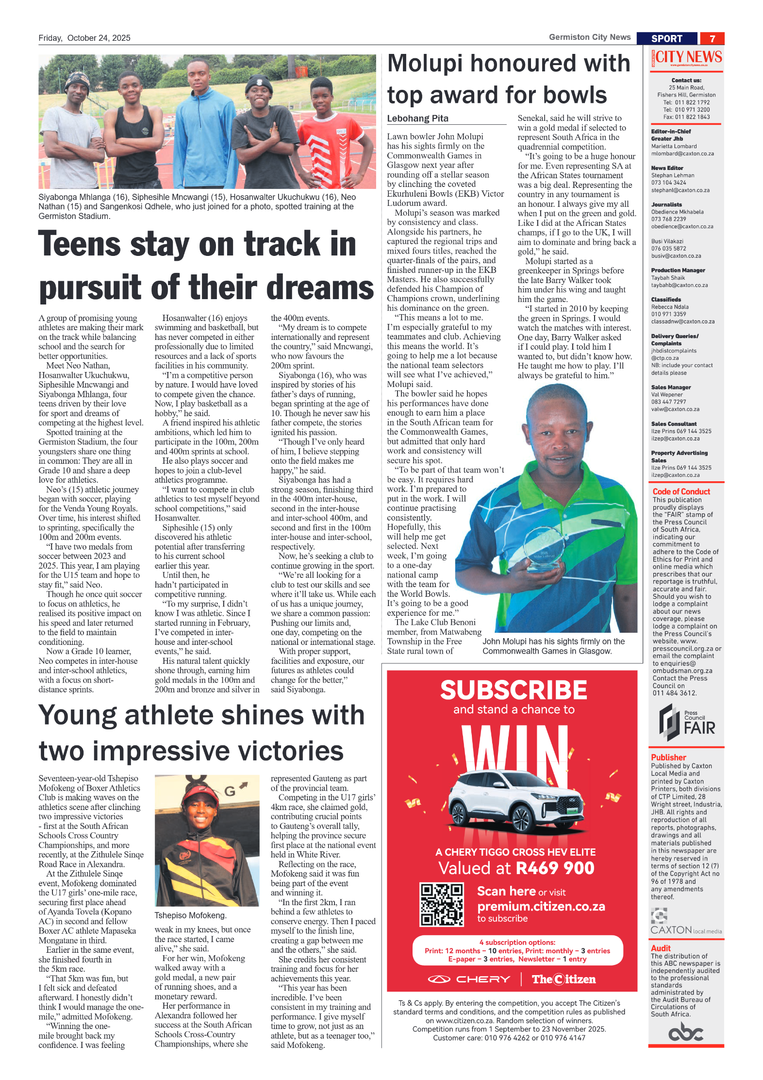 Germiston City News 24 October 2025 page 7