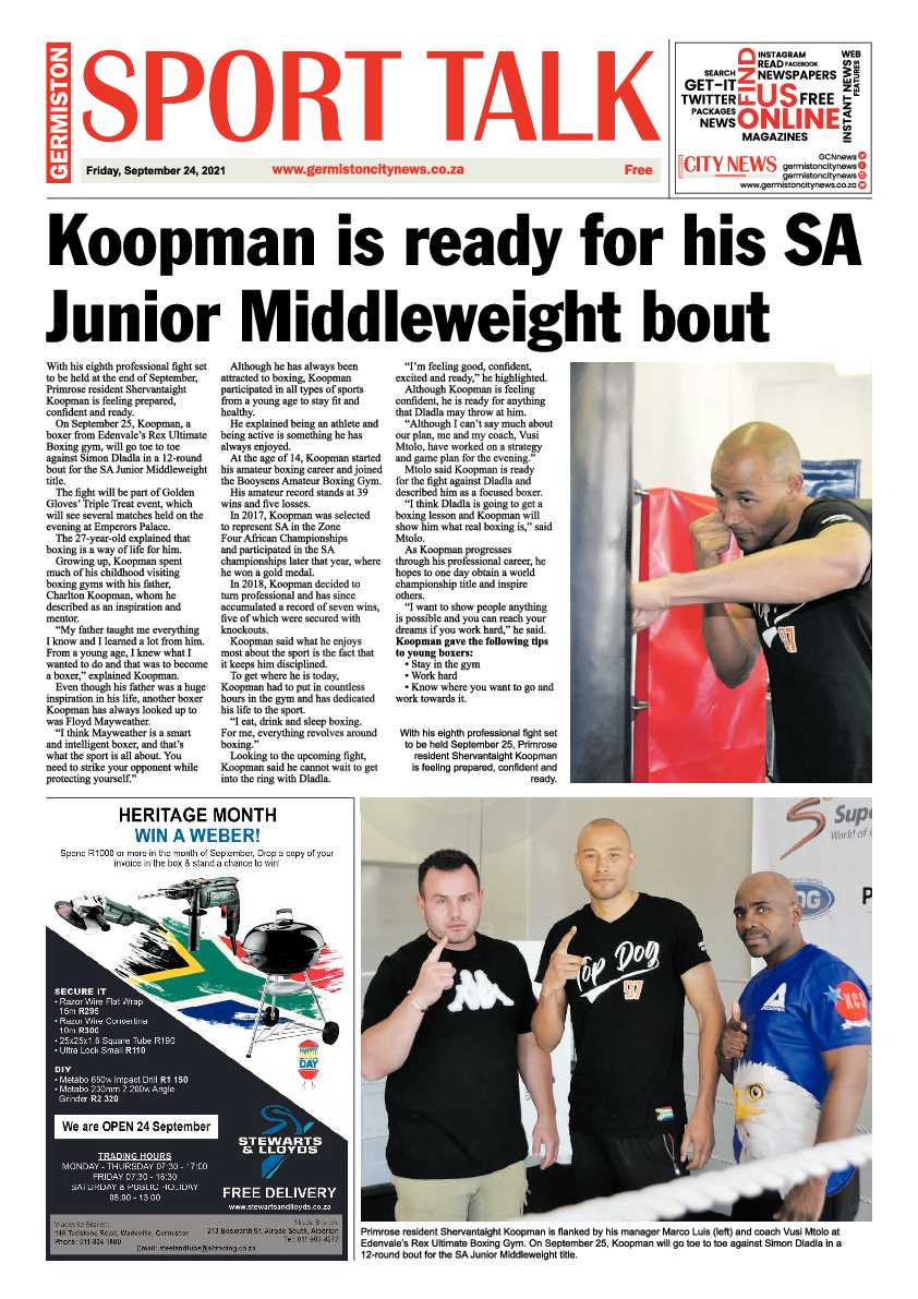 Germiston City News 24 September 2021 page 12
