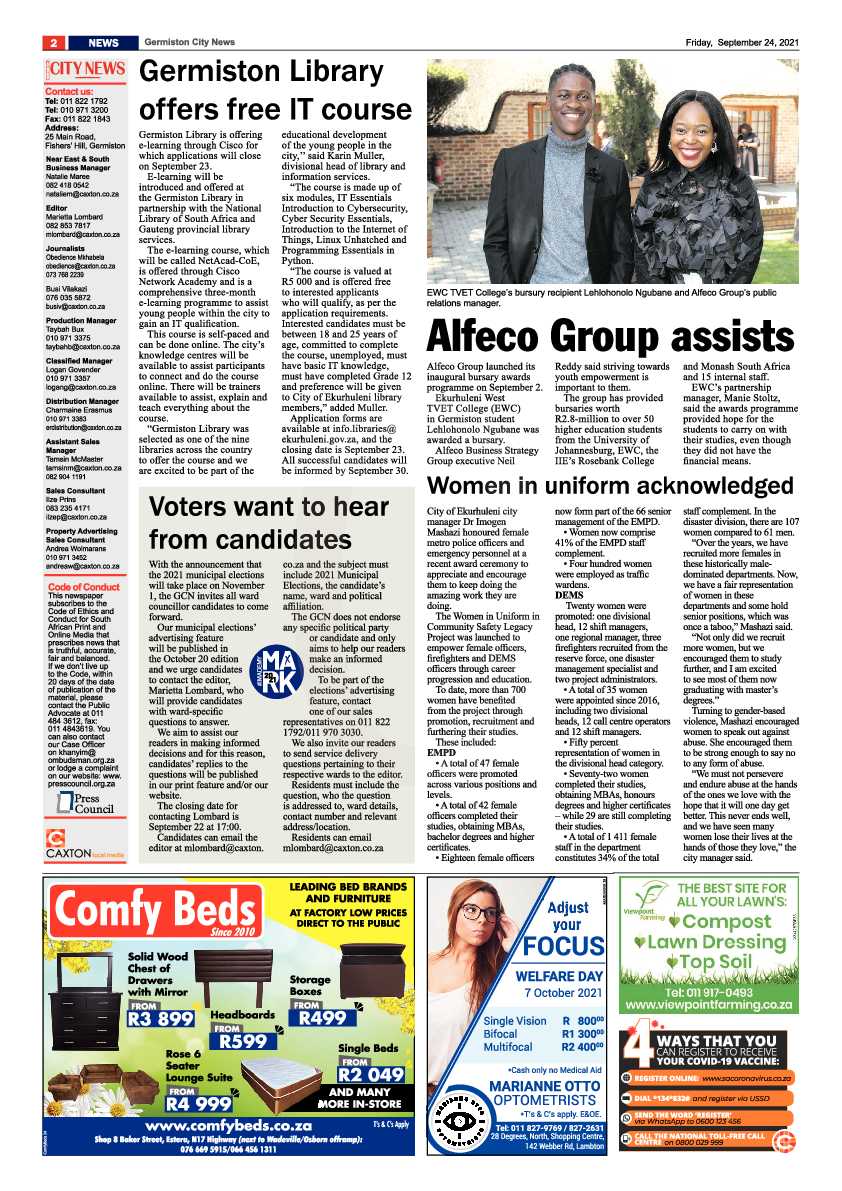 Germiston City News 24 September 2021 page 2