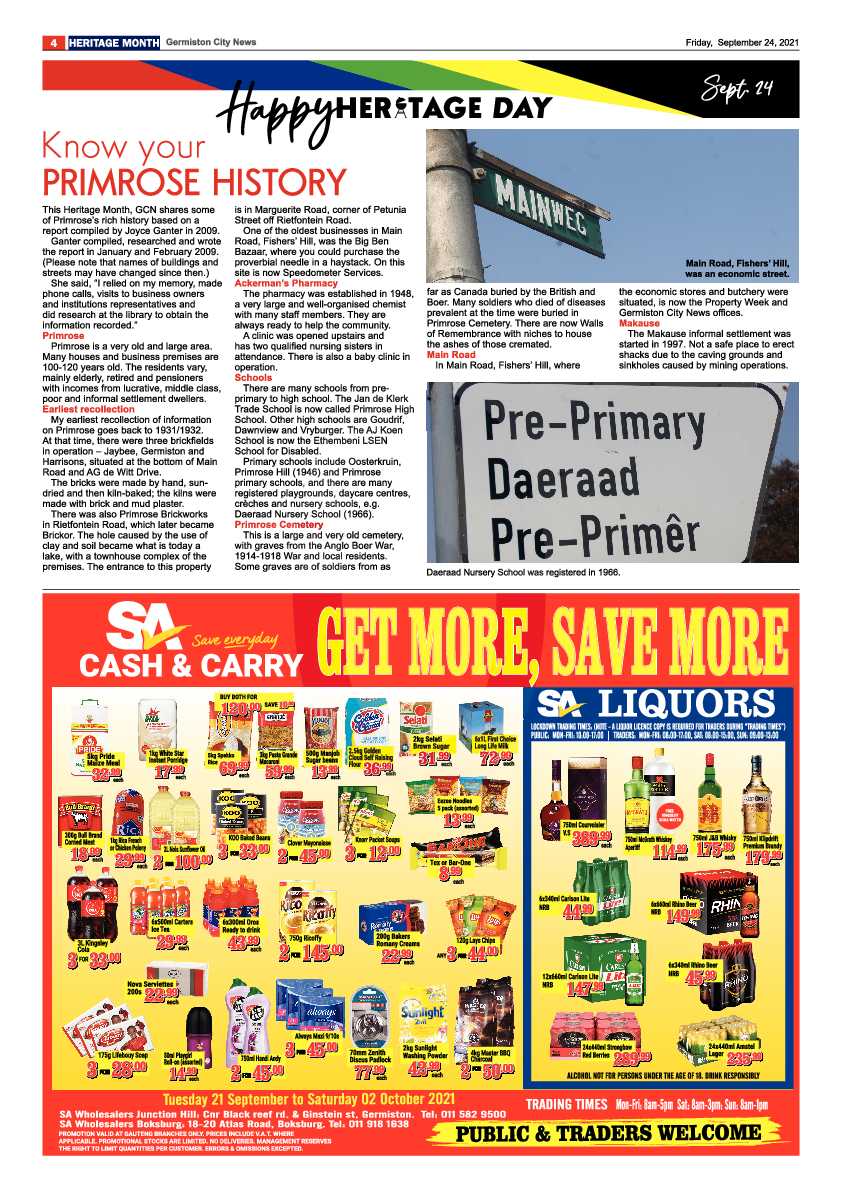 Germiston City News 24 September 2021 page 4