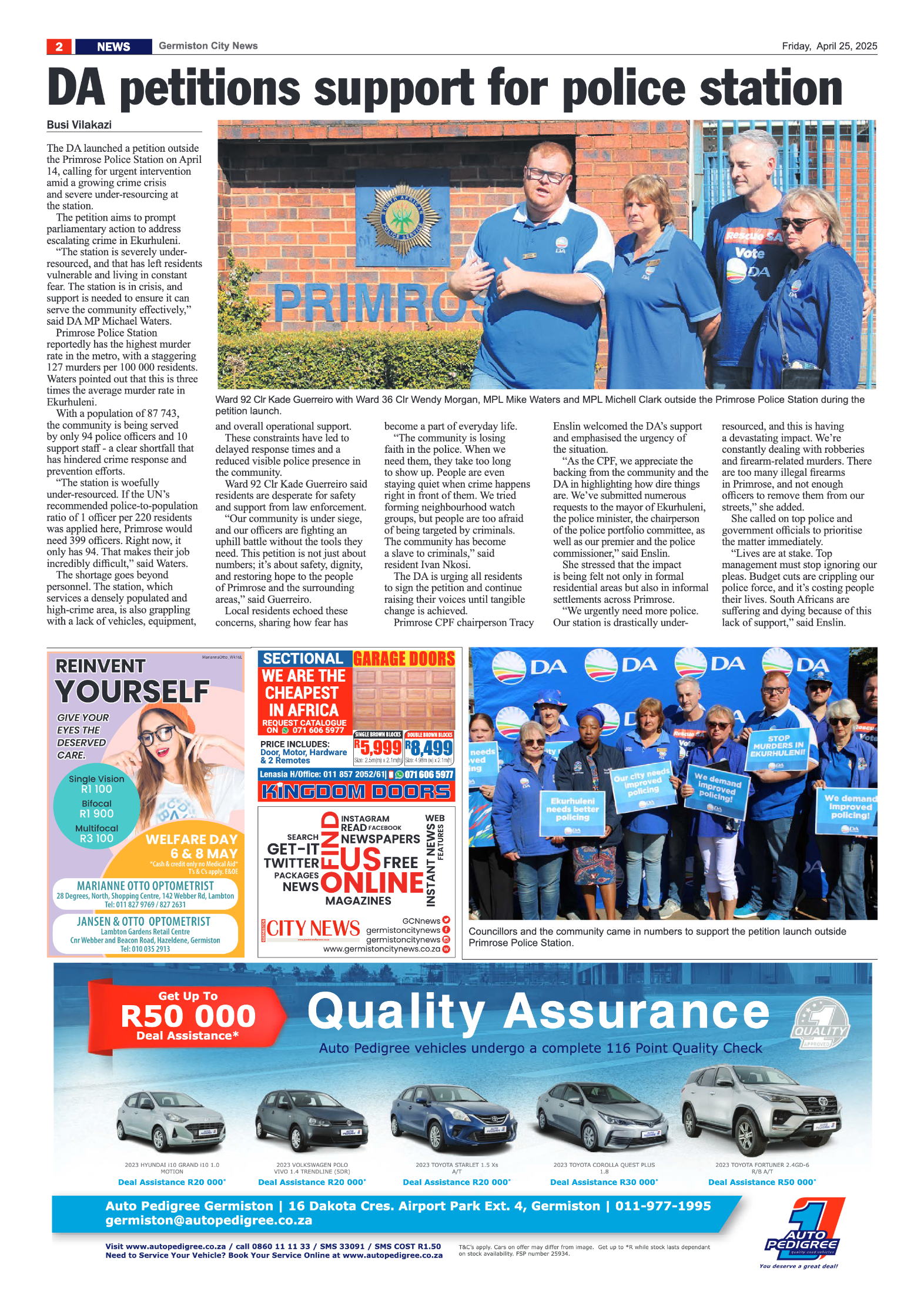 Germiston City News 25 April 2025 page 2