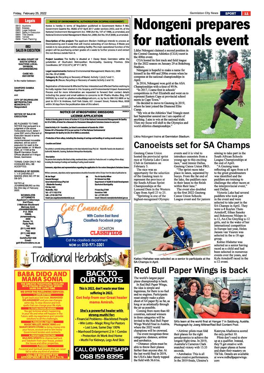 Germiston City News 25 February 2022 page 13