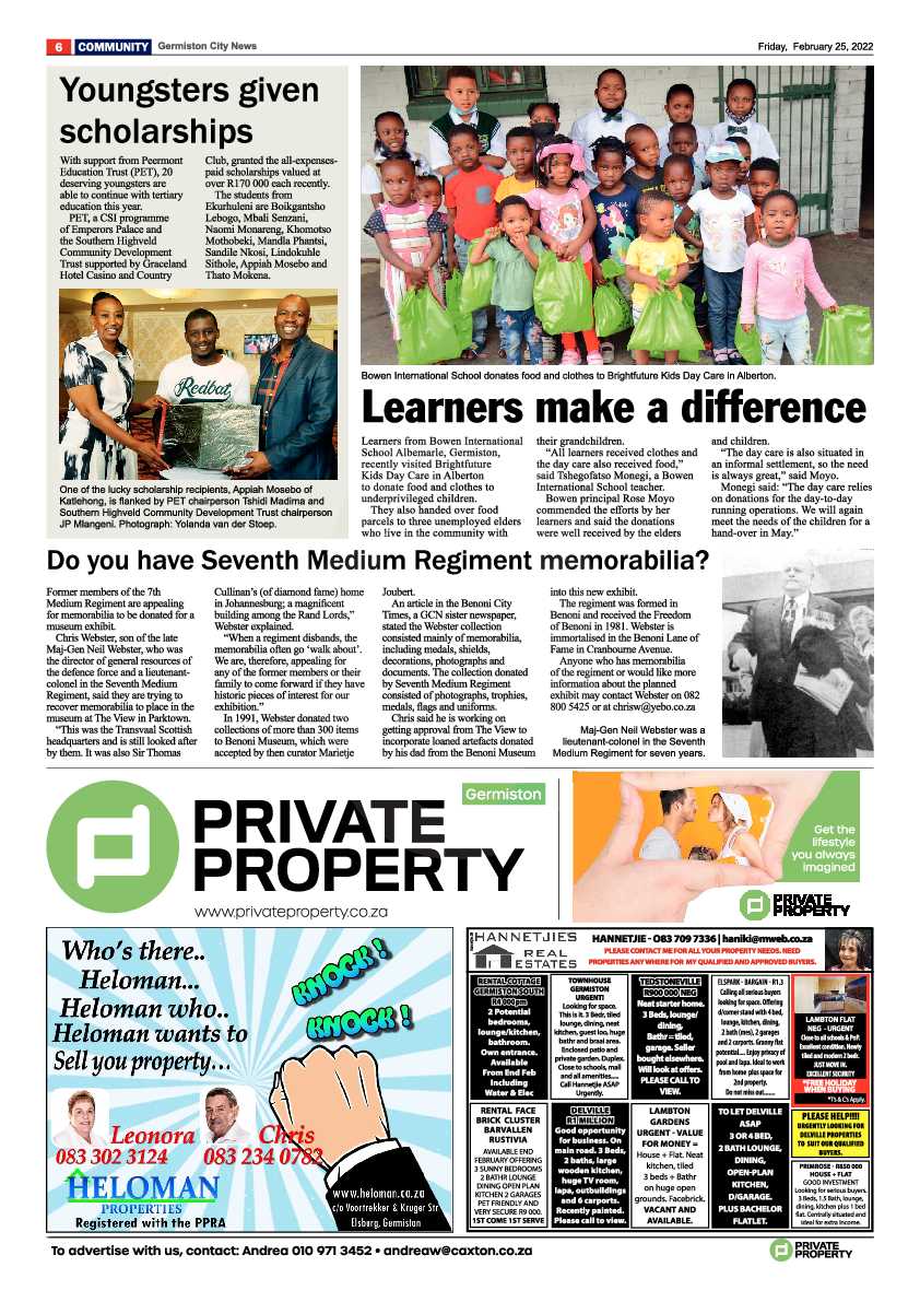 Germiston City News 25 February 2022 page 8