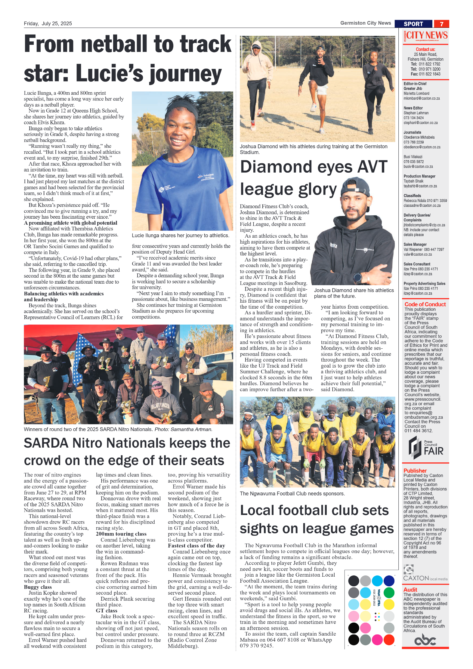 Germiston City News 25 July 2025 page 7