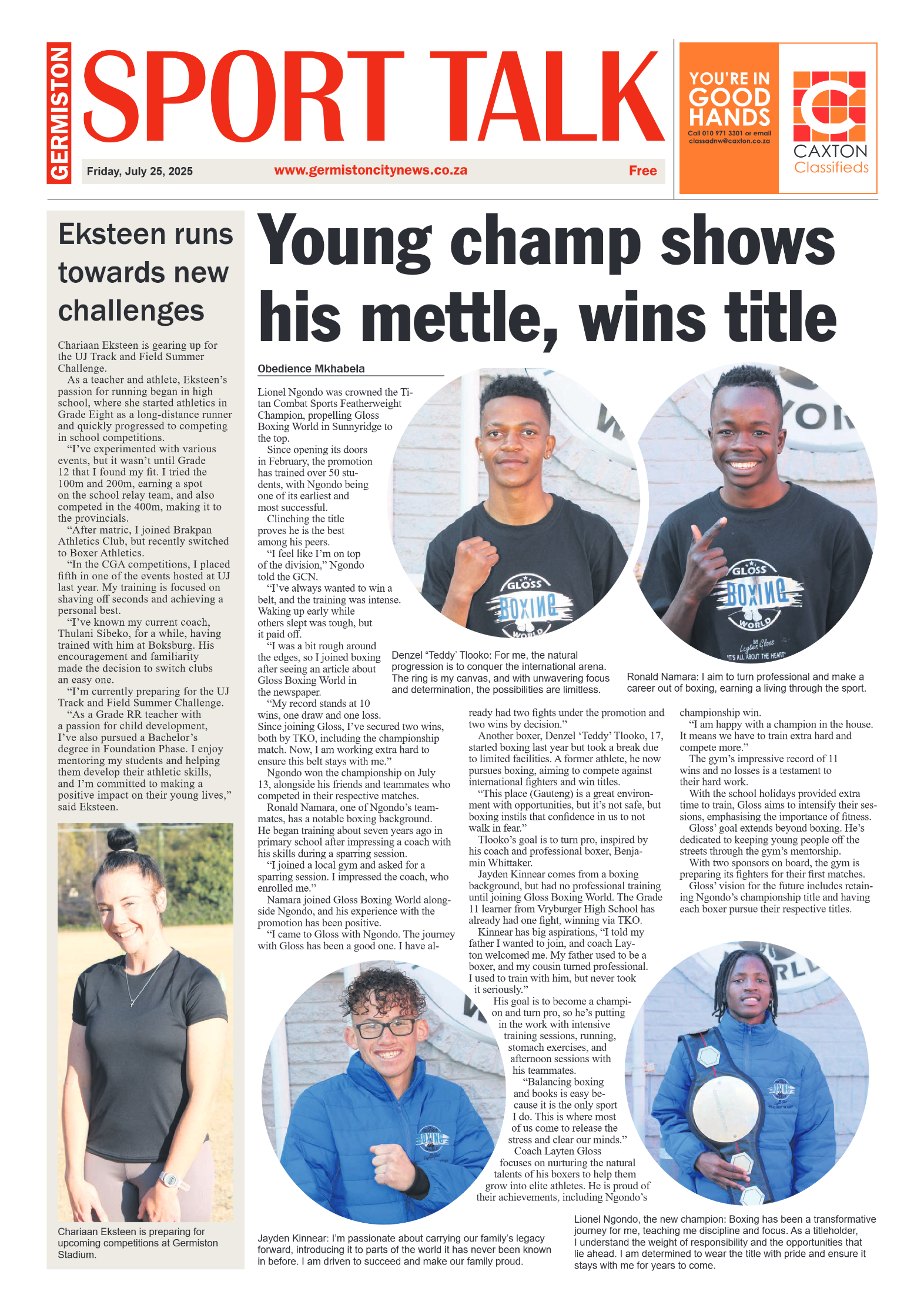 Germiston City News 25 July 2025 page 8