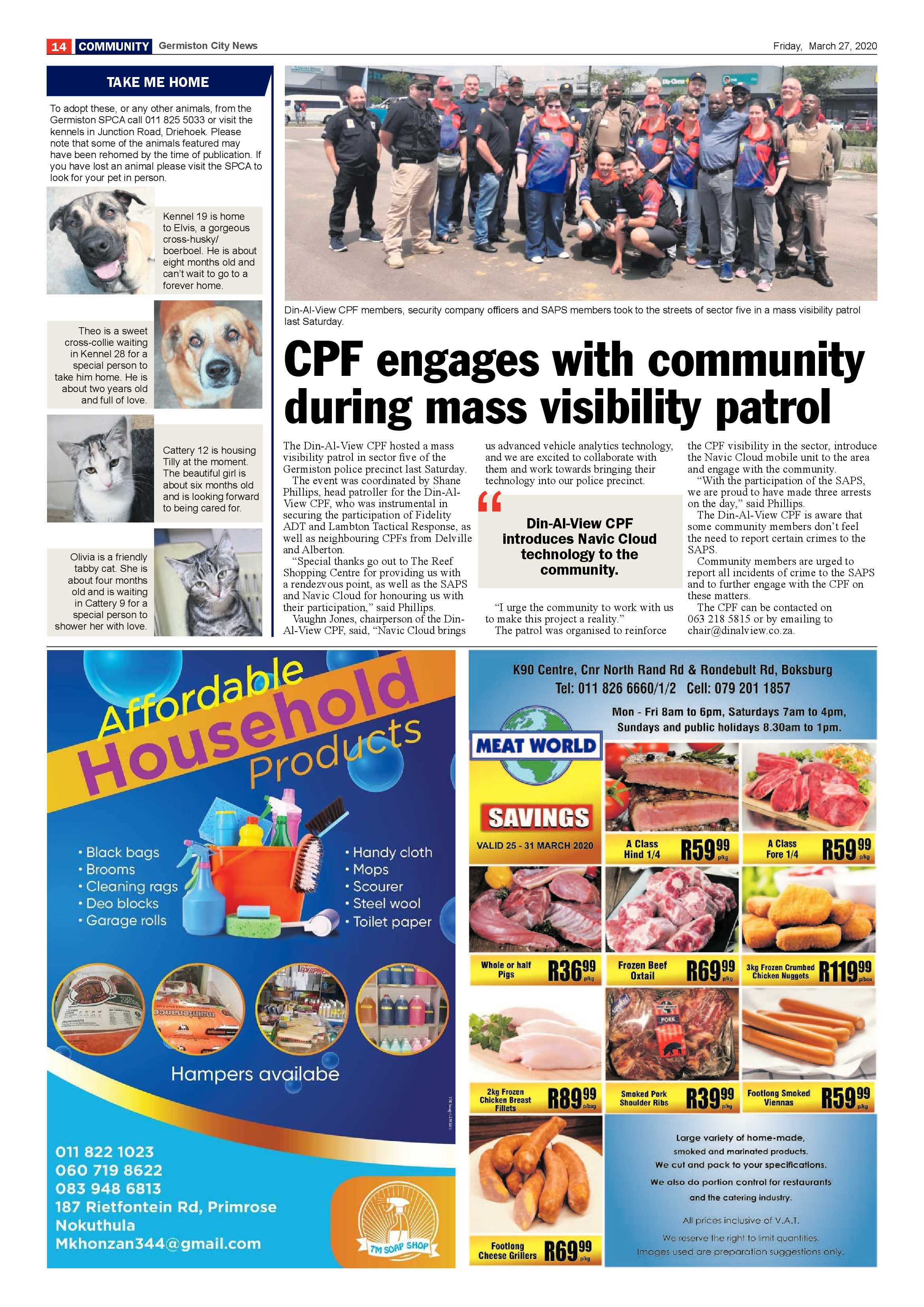 Germiston City News 25 March 2020 page 14