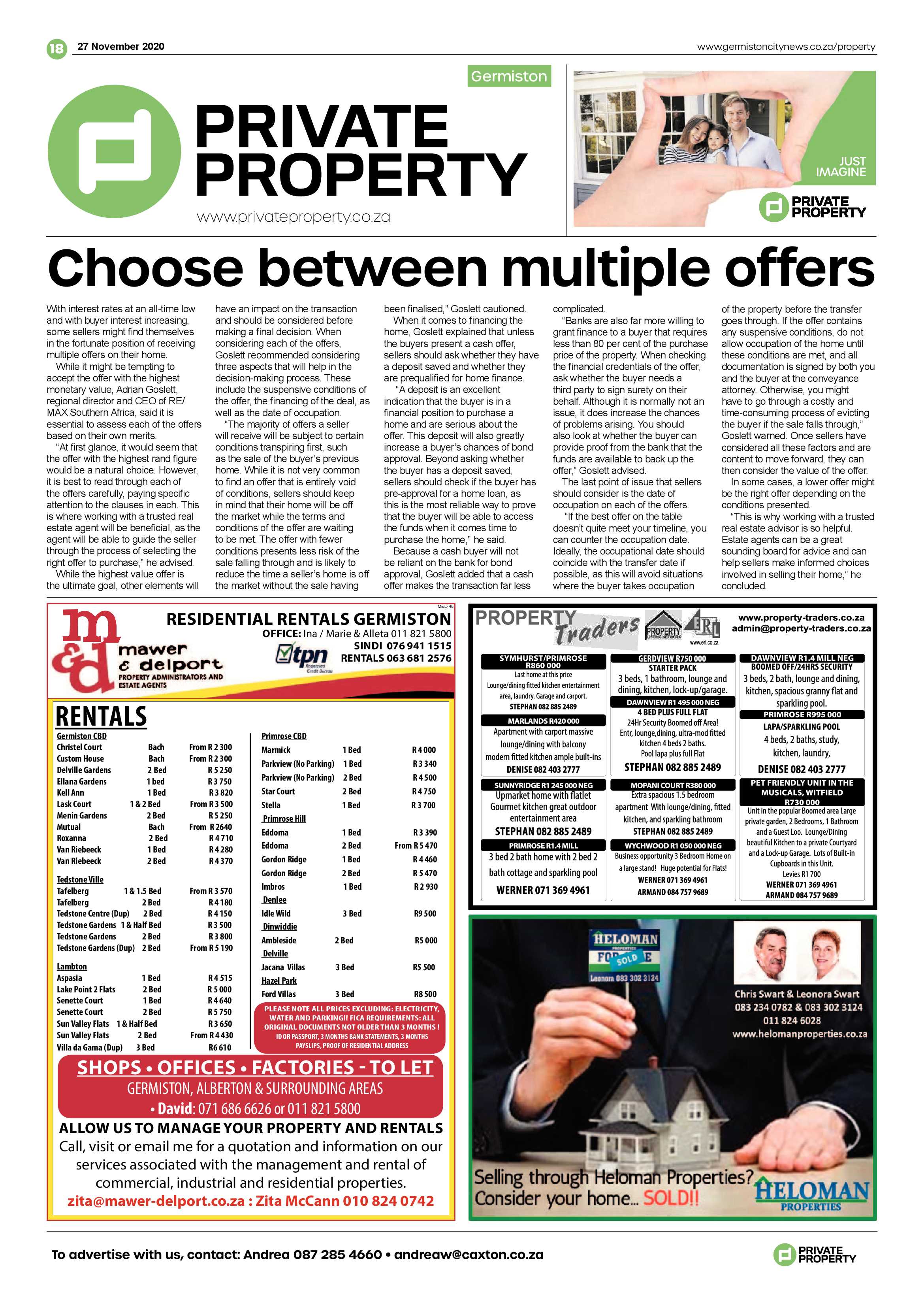 Germiston City News 25 November  2020 page 18