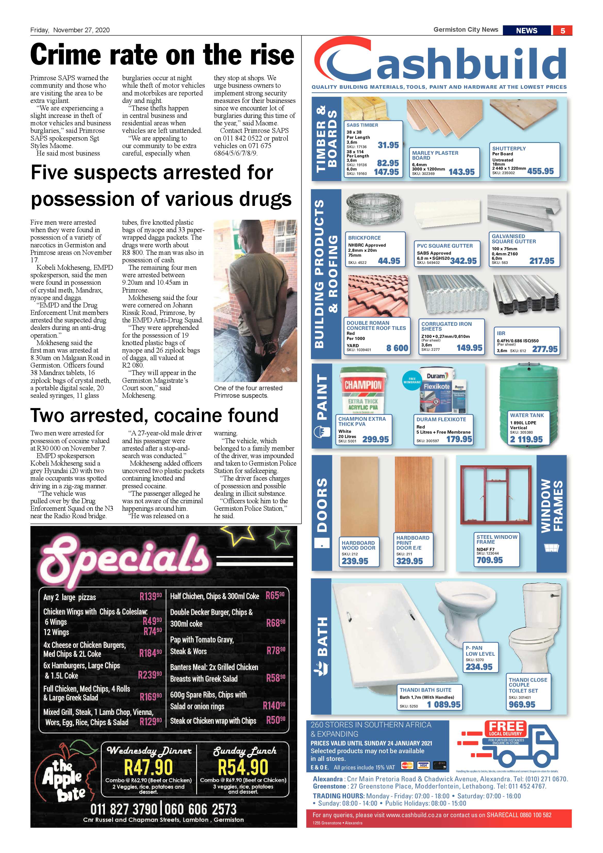 Germiston City News 25 November  2020 page 5
